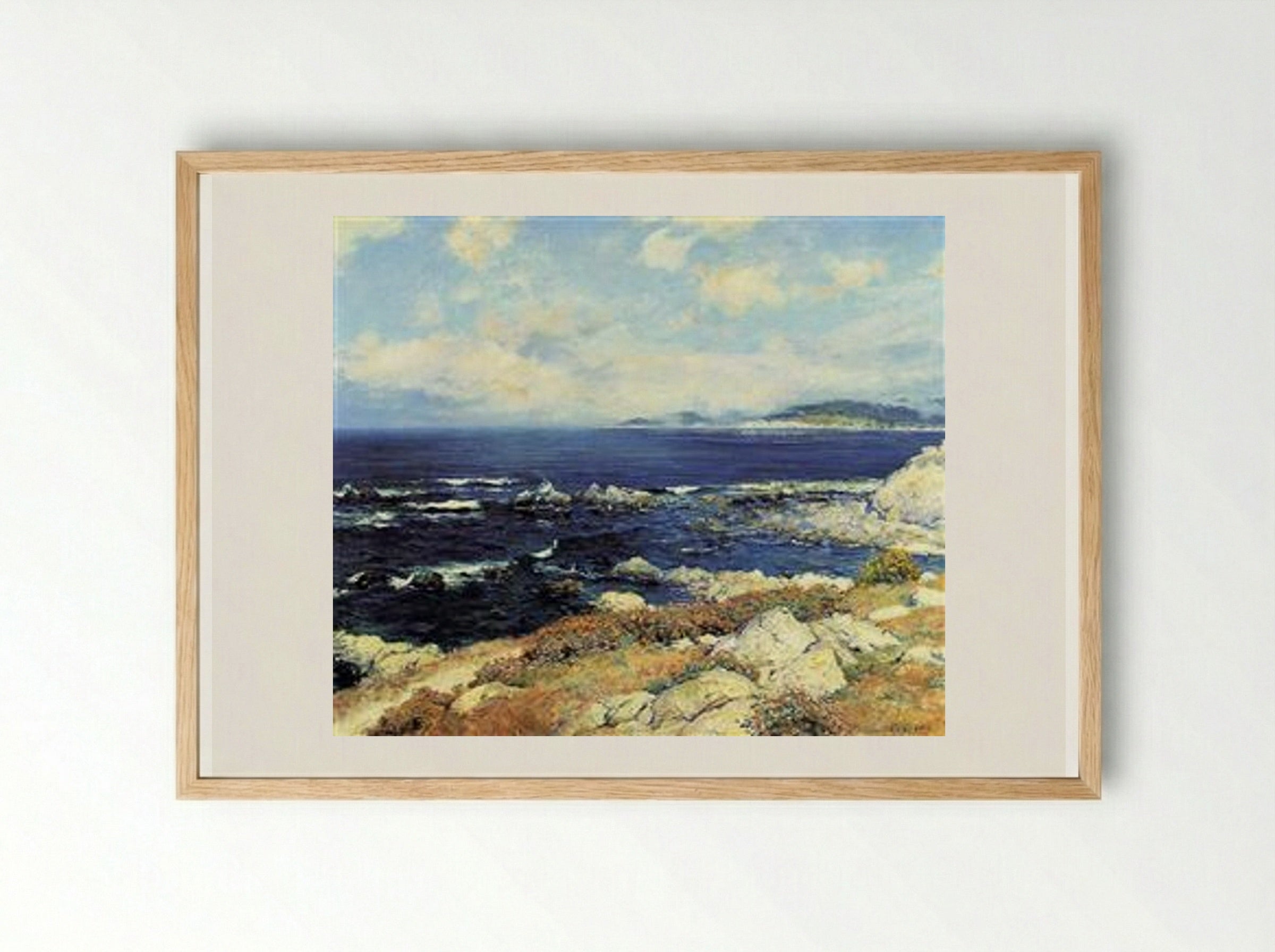 Carmel Coast - Guy Rose - Framed Print Wood