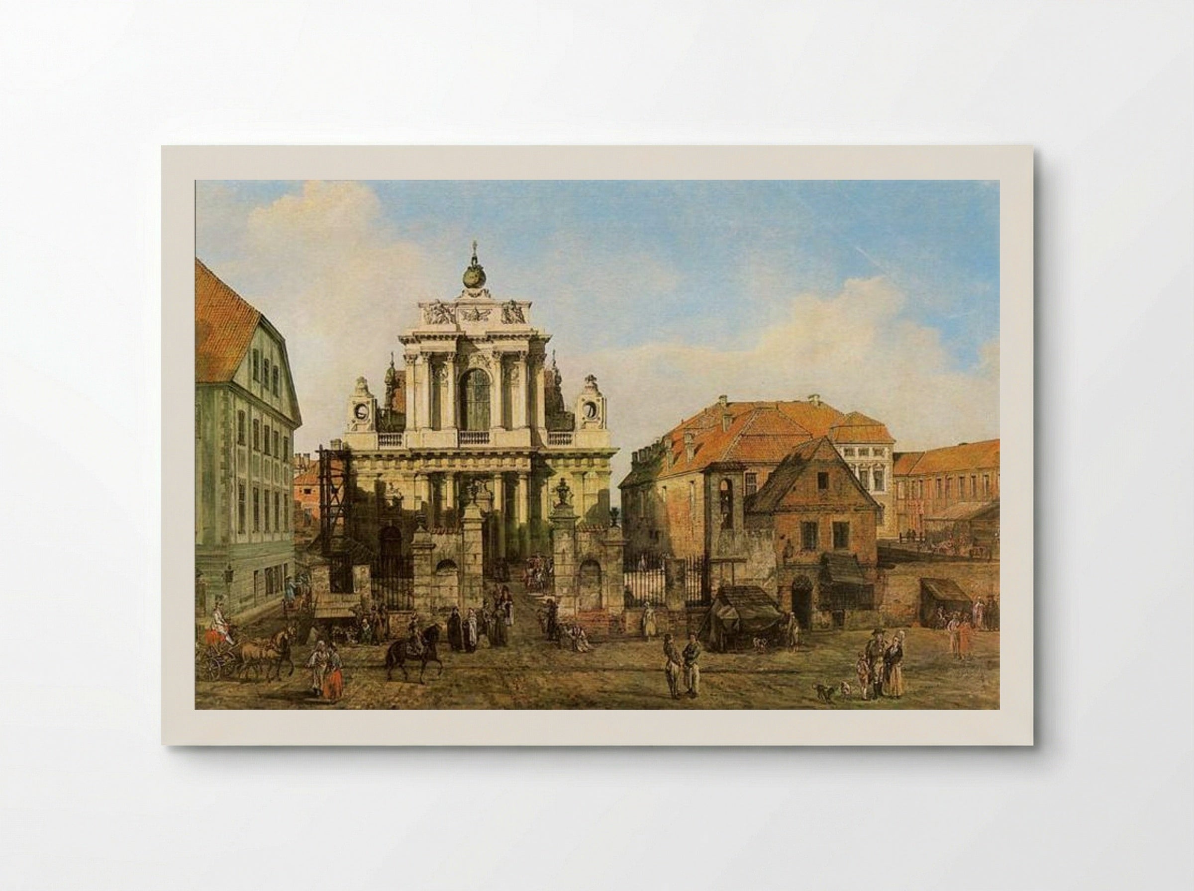 Carmelite Church in Warsaw - Bernardo Bellotto - Poster