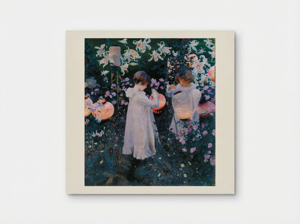 Carnation, Lily, Lily, Rose - John Singer Sargent - Poster