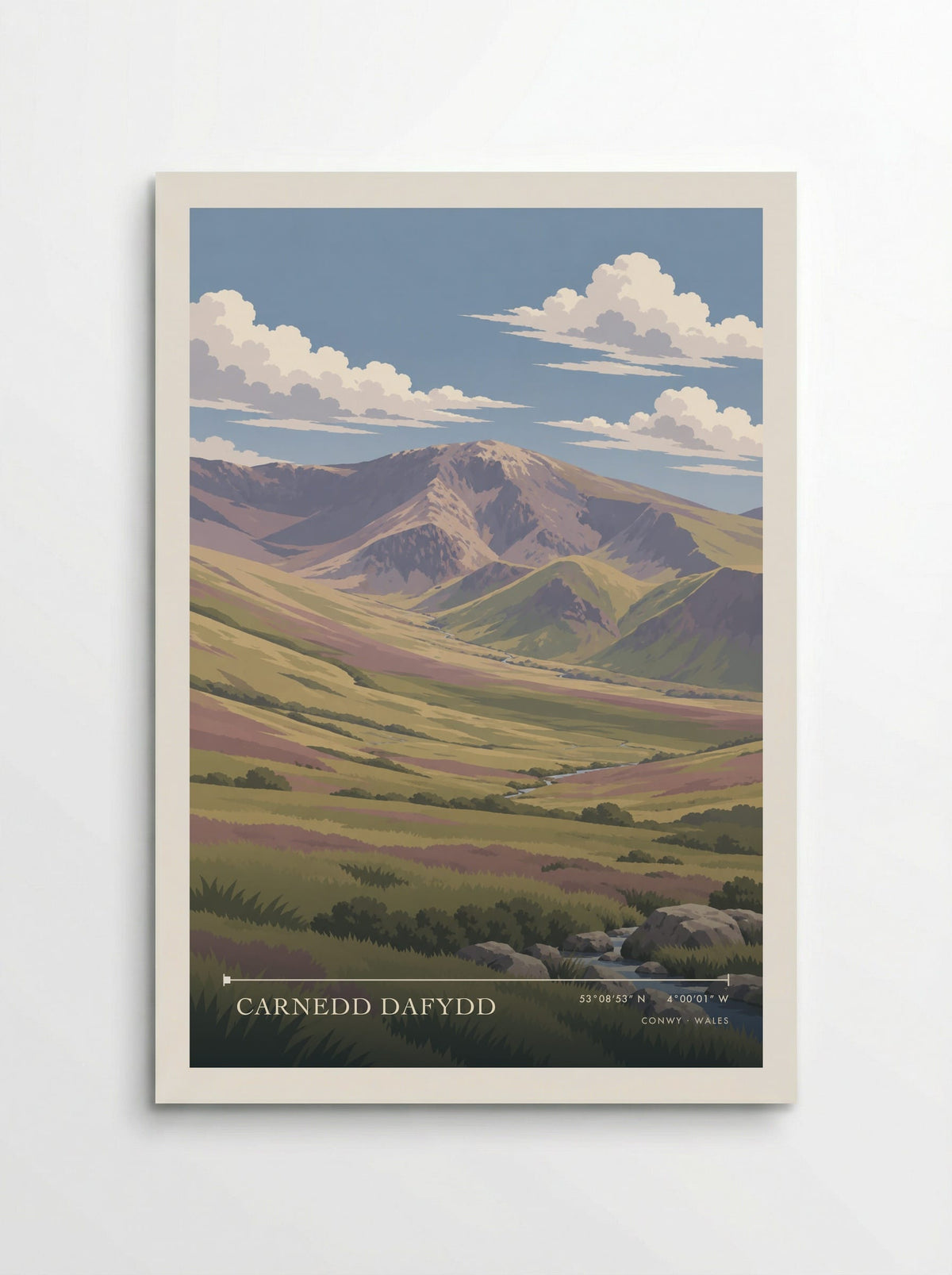 Carnedd Dafydd, Conwy | Travel Poster - Poster