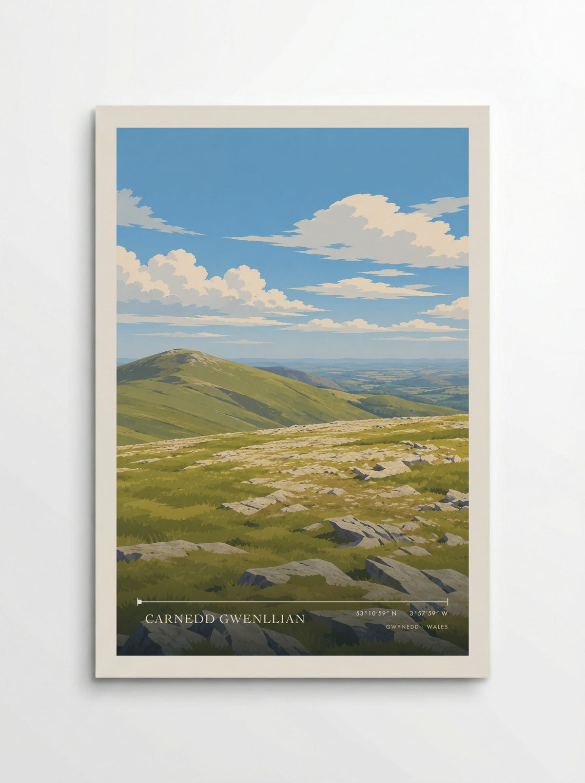 Carnedd Gwenllian, Gwynedd | Travel Poster - Poster