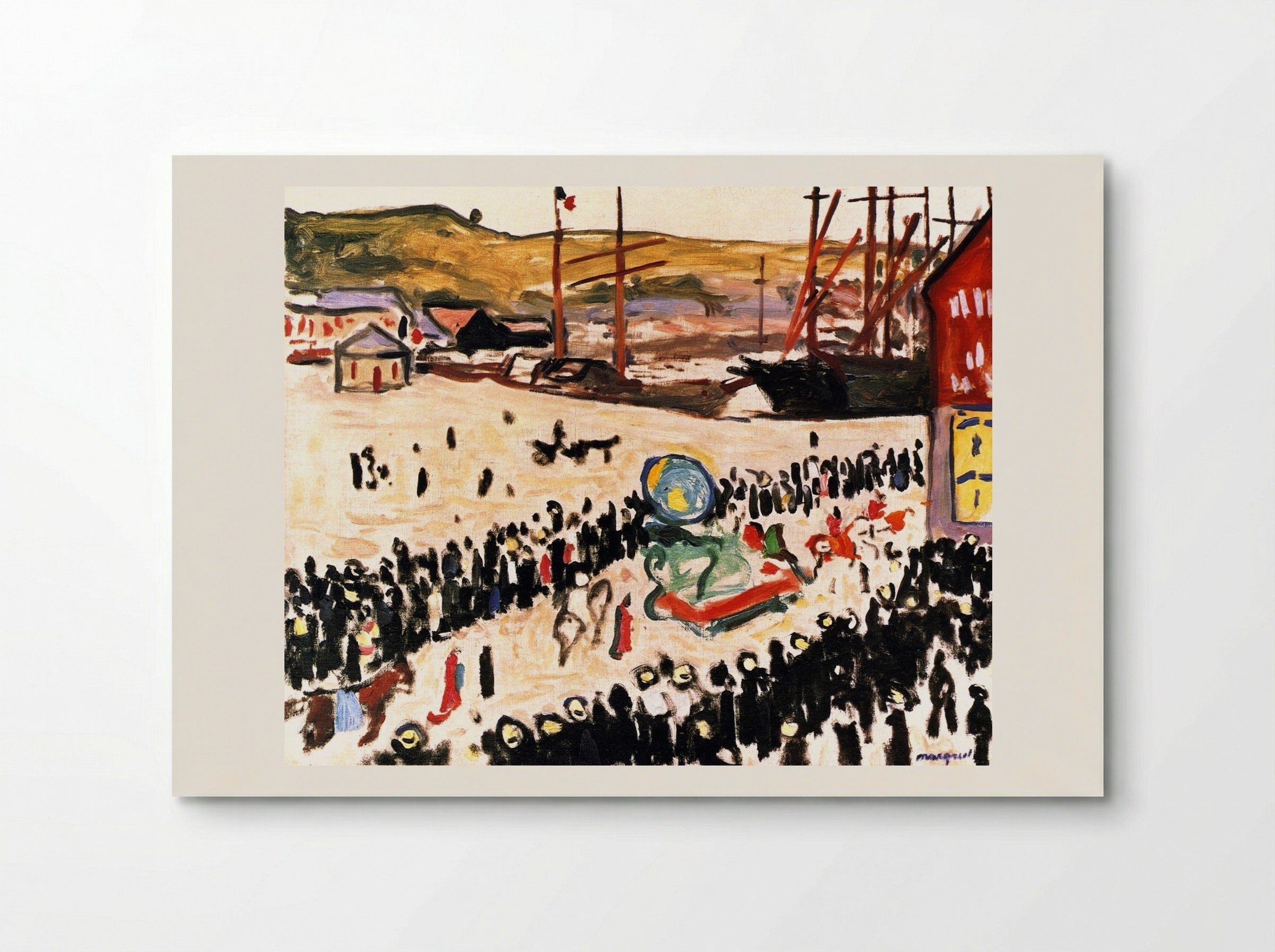 Carnival on the Beach - Albert Marquet - Poster