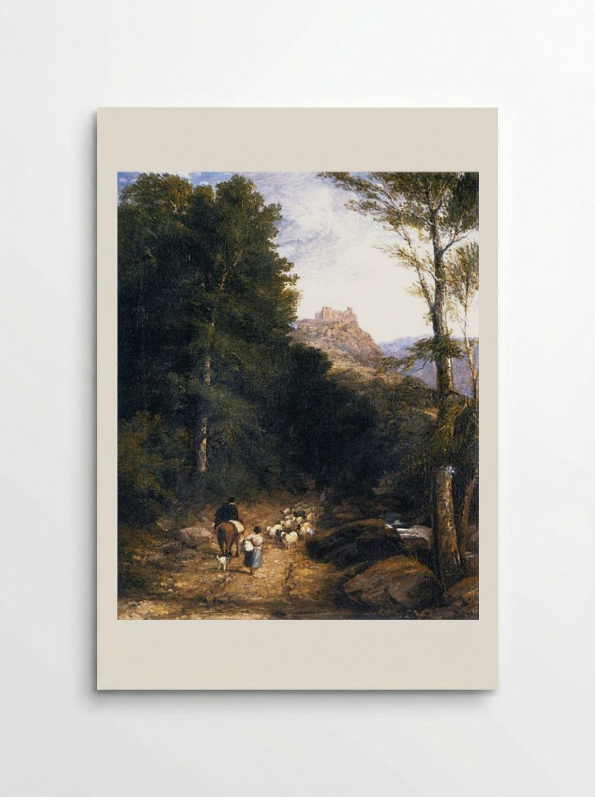 Carreg Cennen Castle - David Cox - Poster