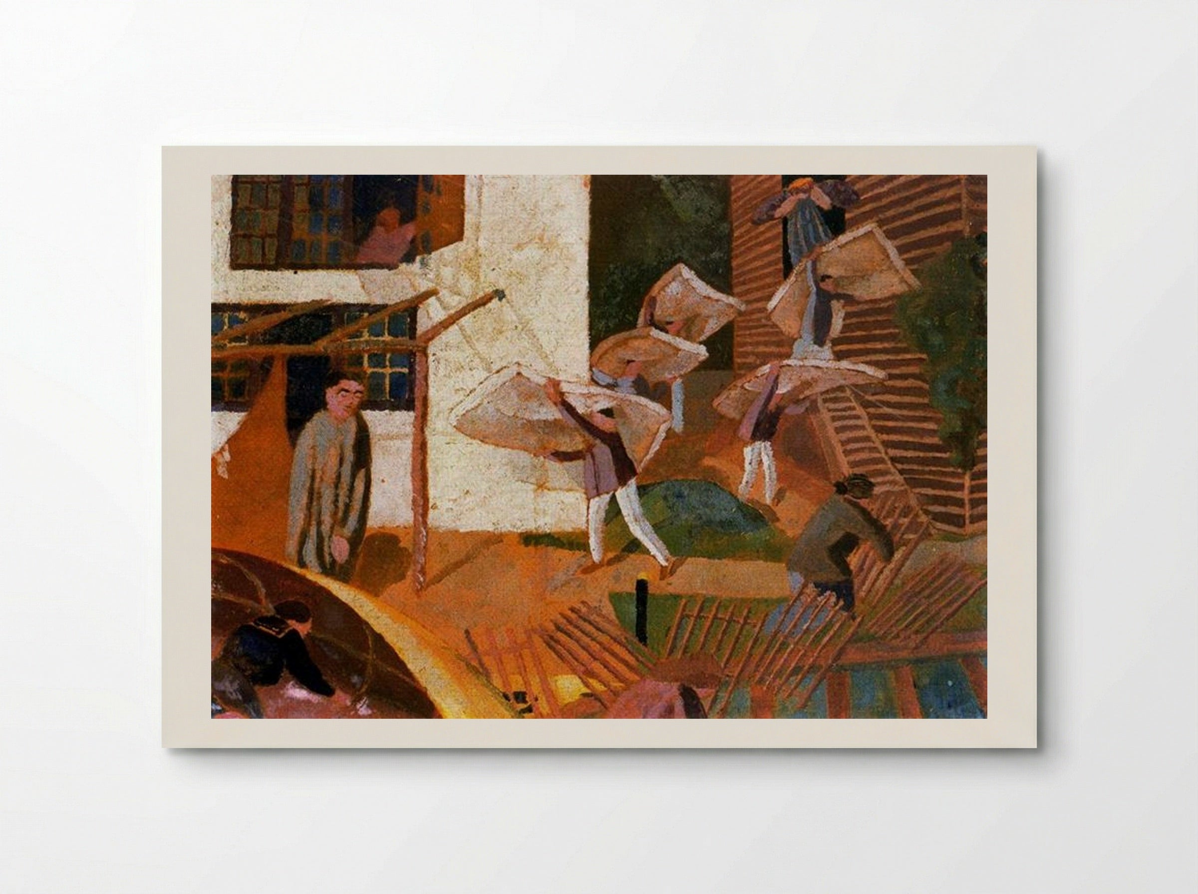 Carrying Mattresses - Stanley Spencer - Poster