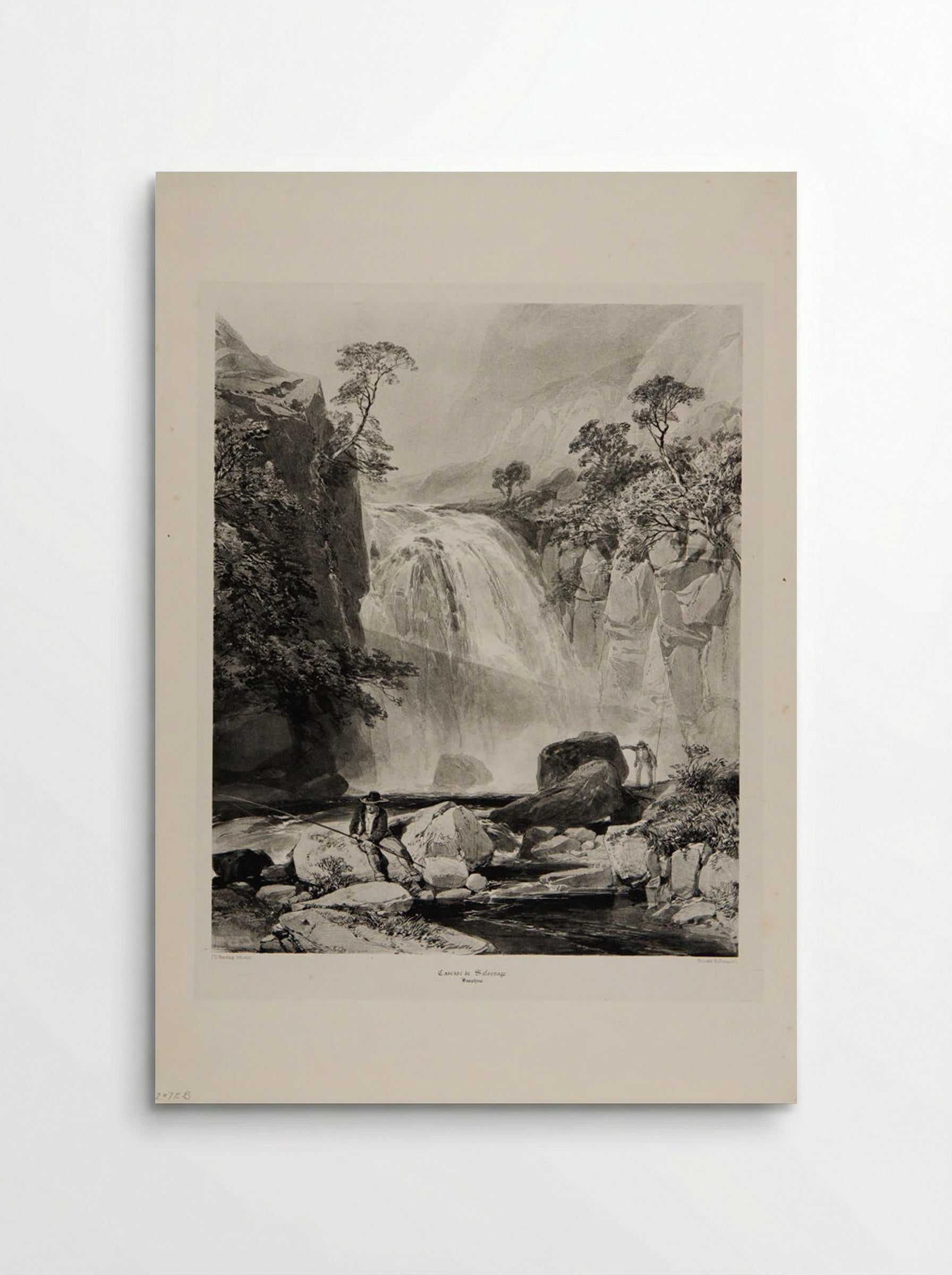 Cascade de Sassenage - James Duffield Harding - Poster