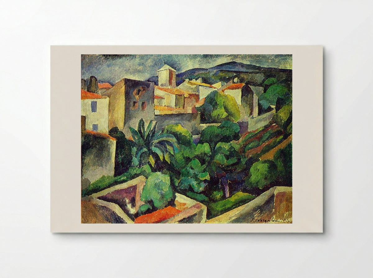 Cassis. The view from the window - Pyotr Konchalovsky - Poster