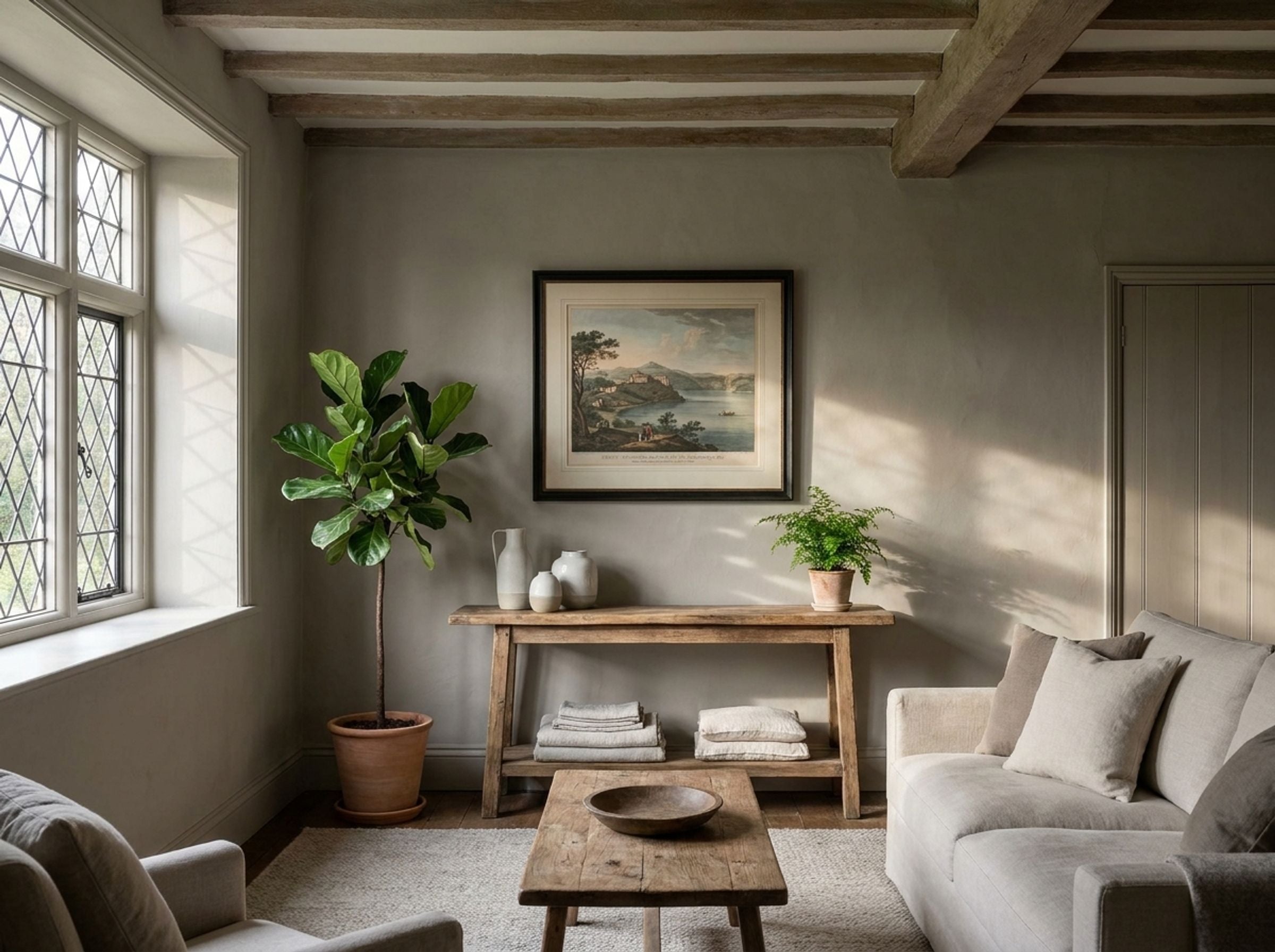 Castel Gandolfo and Part of the Adjoining Lake - François Vivares - Lifestyle