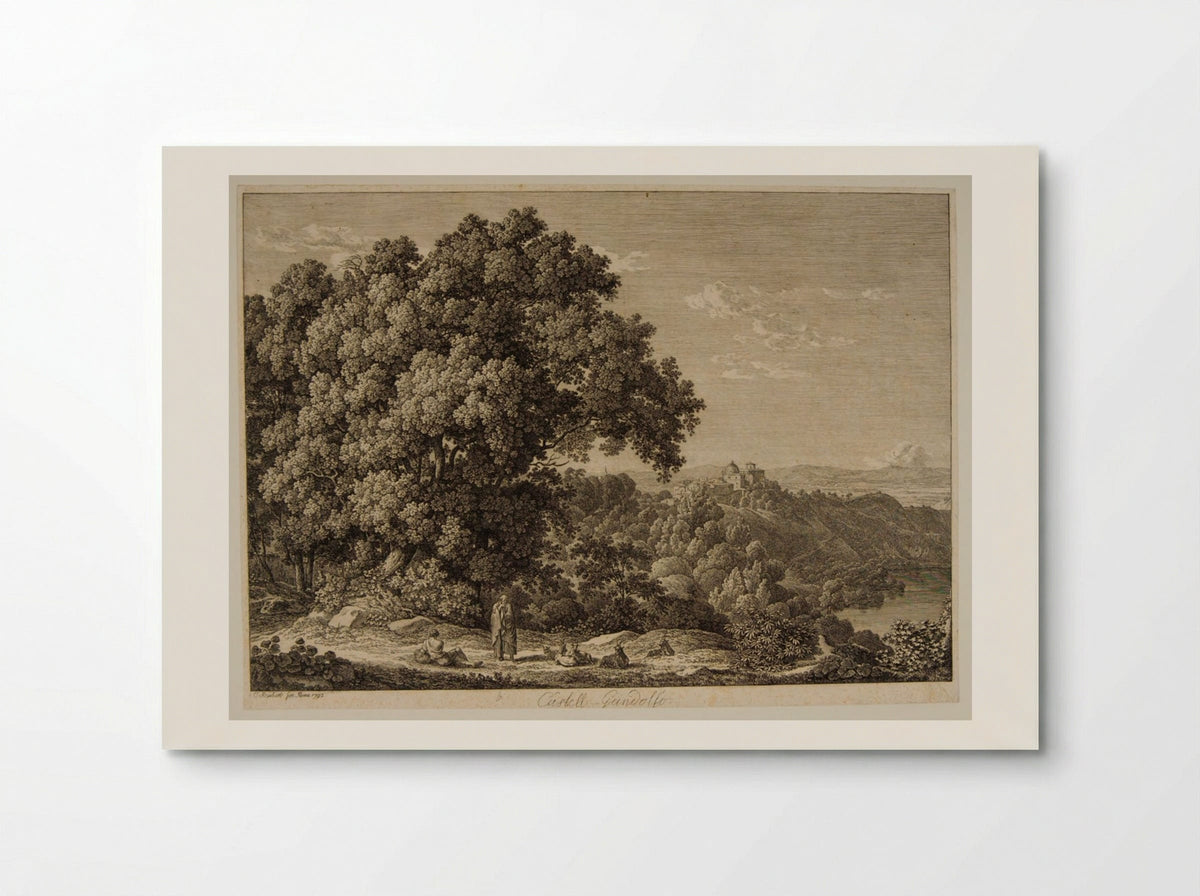 Castell Gandolfo - Johann Christian Reinhart - Poster