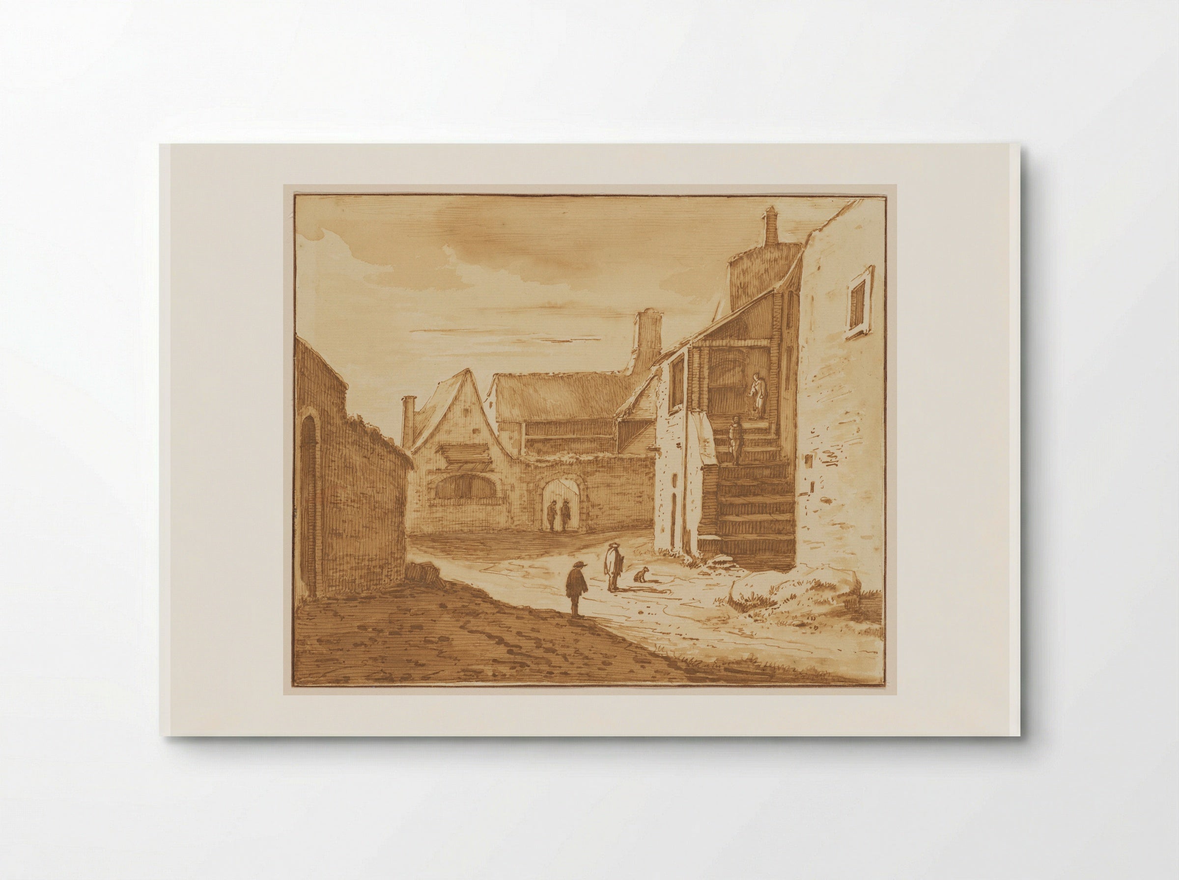 Castle Courtyard - Abraham Rademaker - Poster