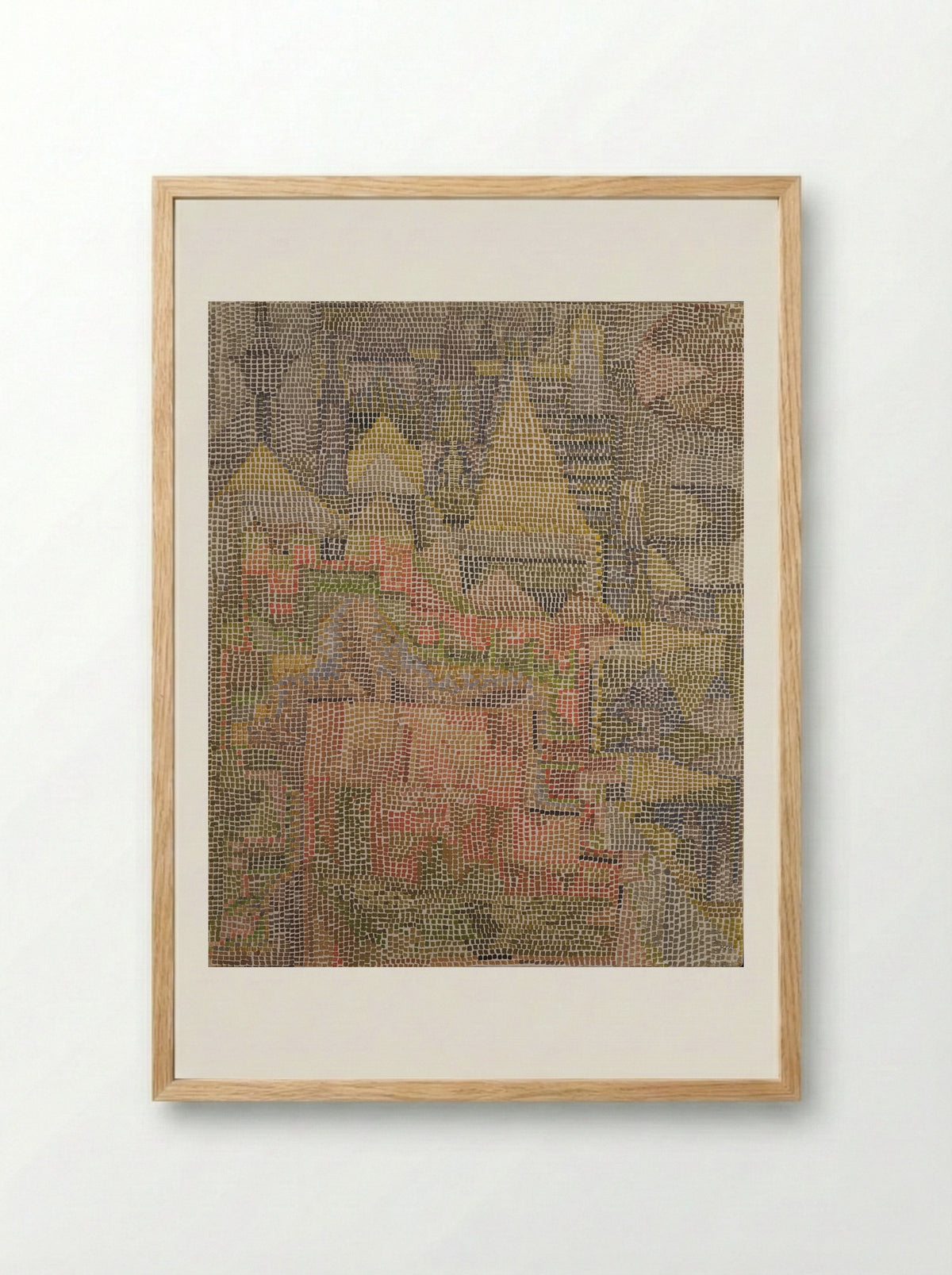 Castle Garden - Paul Klee - Framed Print Wood