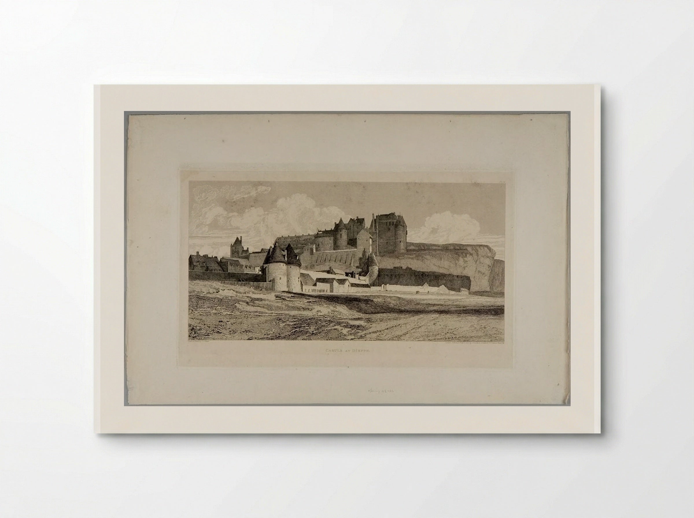 Castle at Dieppe - John Sell Cotman - Poster