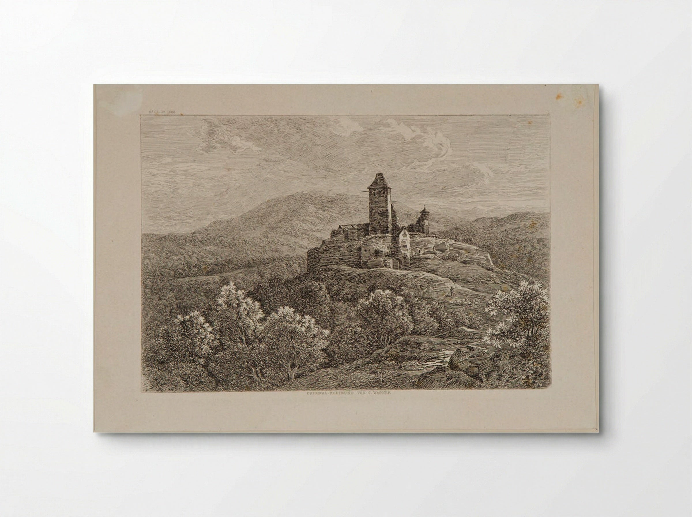 Castle near Ostheim - Karl Wagner - Poster