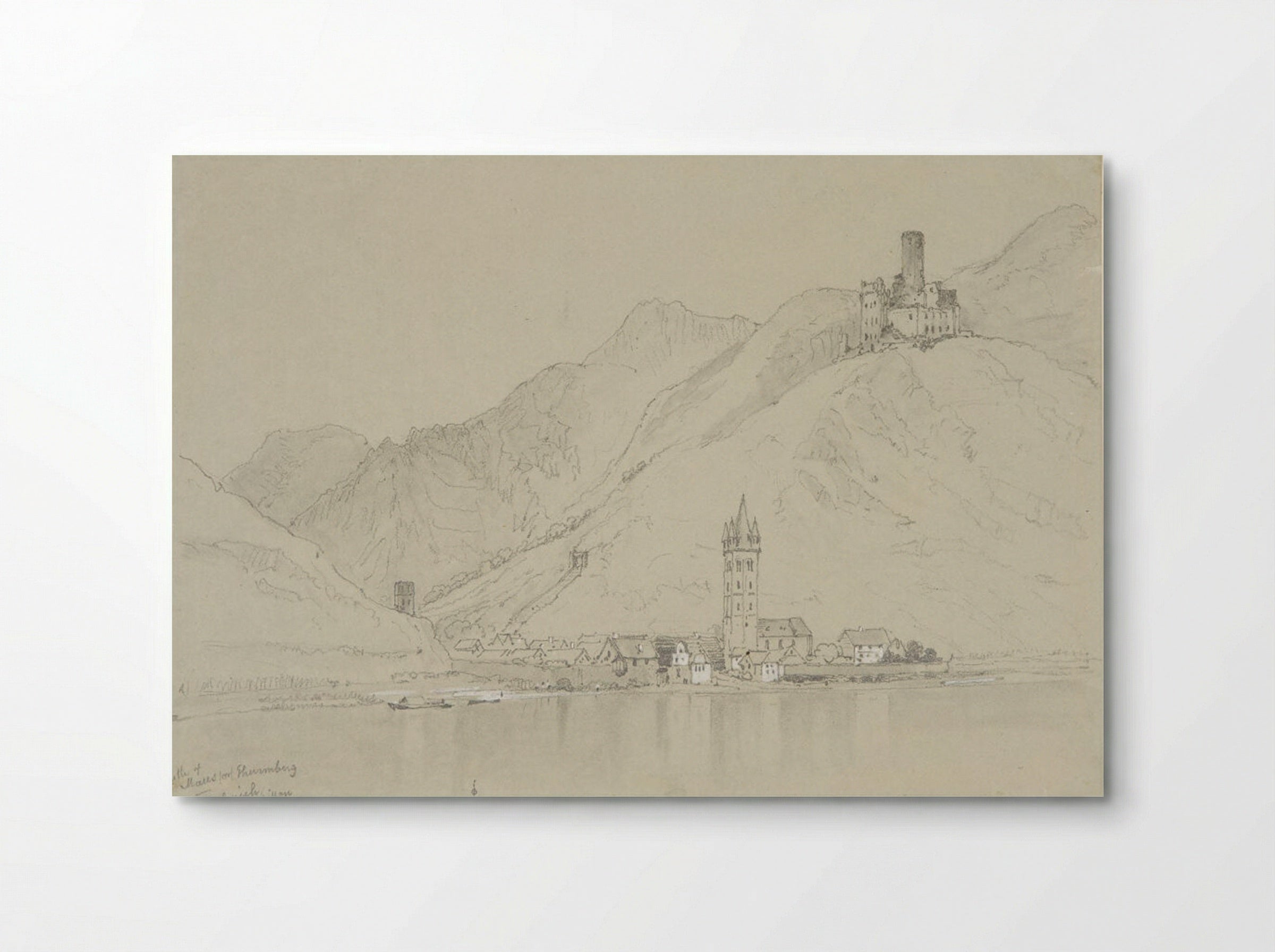 Castle of Maus (Burg Maus) - Samuel Prout - Poster