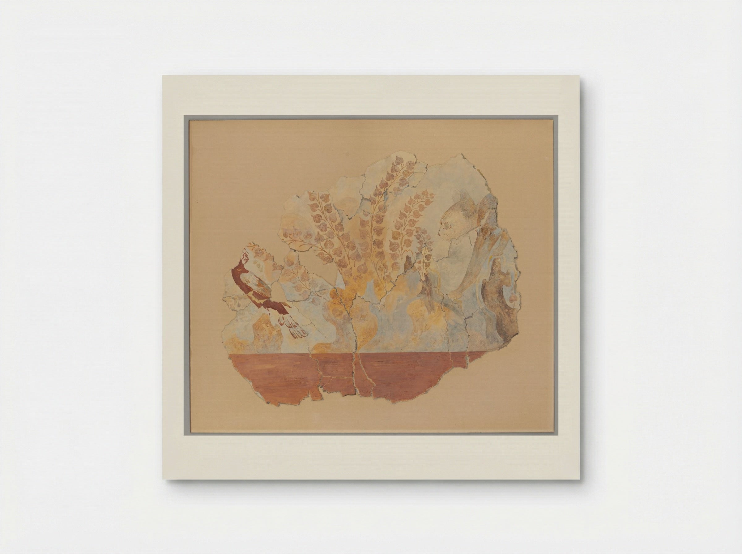 Cat Hunting a Pheasant - Fine Art Print - Poster