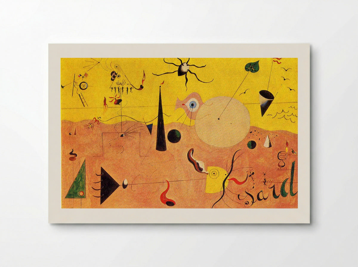 Catalan Landscape (The Hunter) - Joan Miró - Poster