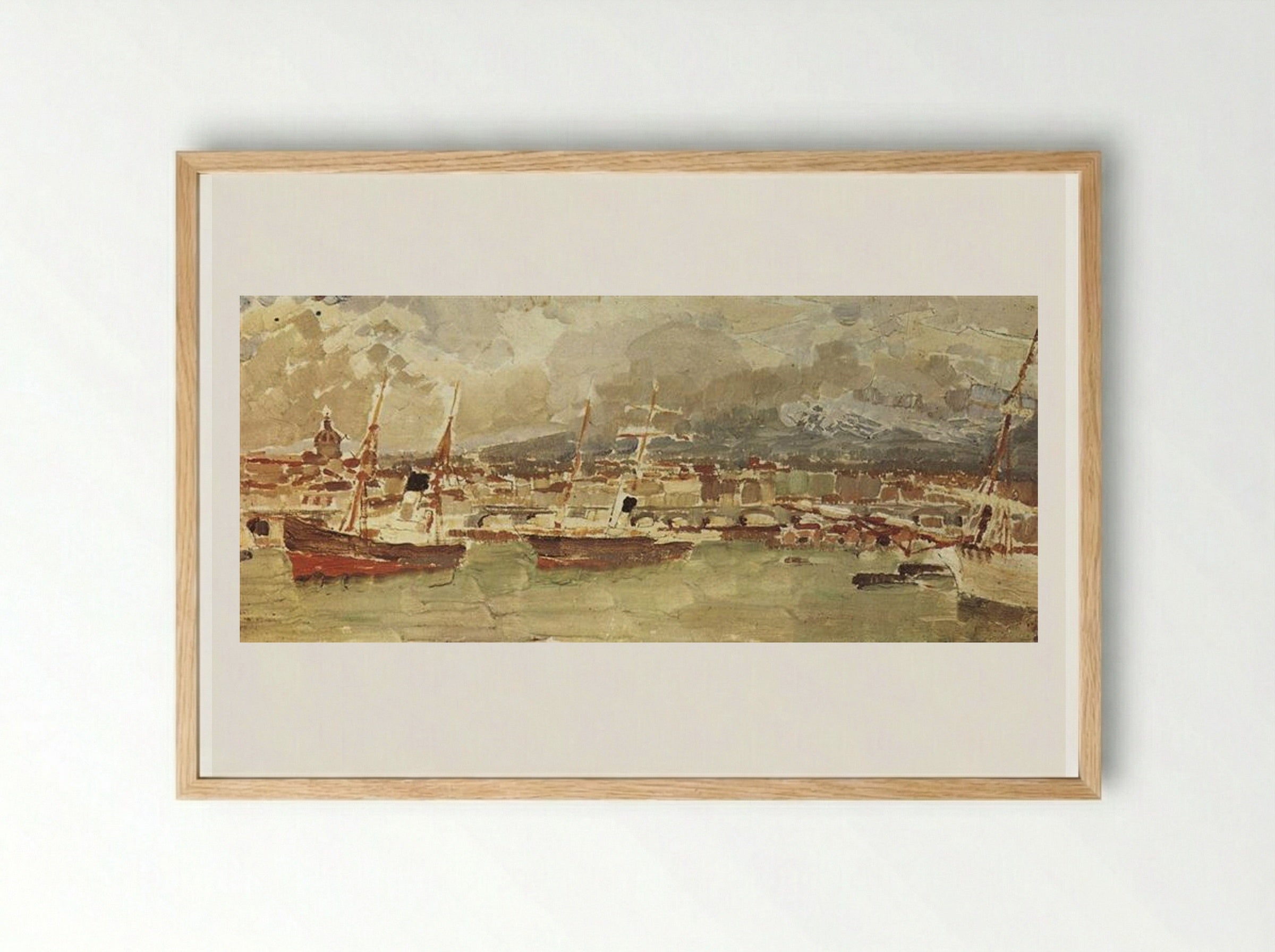 Catania, Sicily - Mikhail Vrubel - Framed Print Wood
