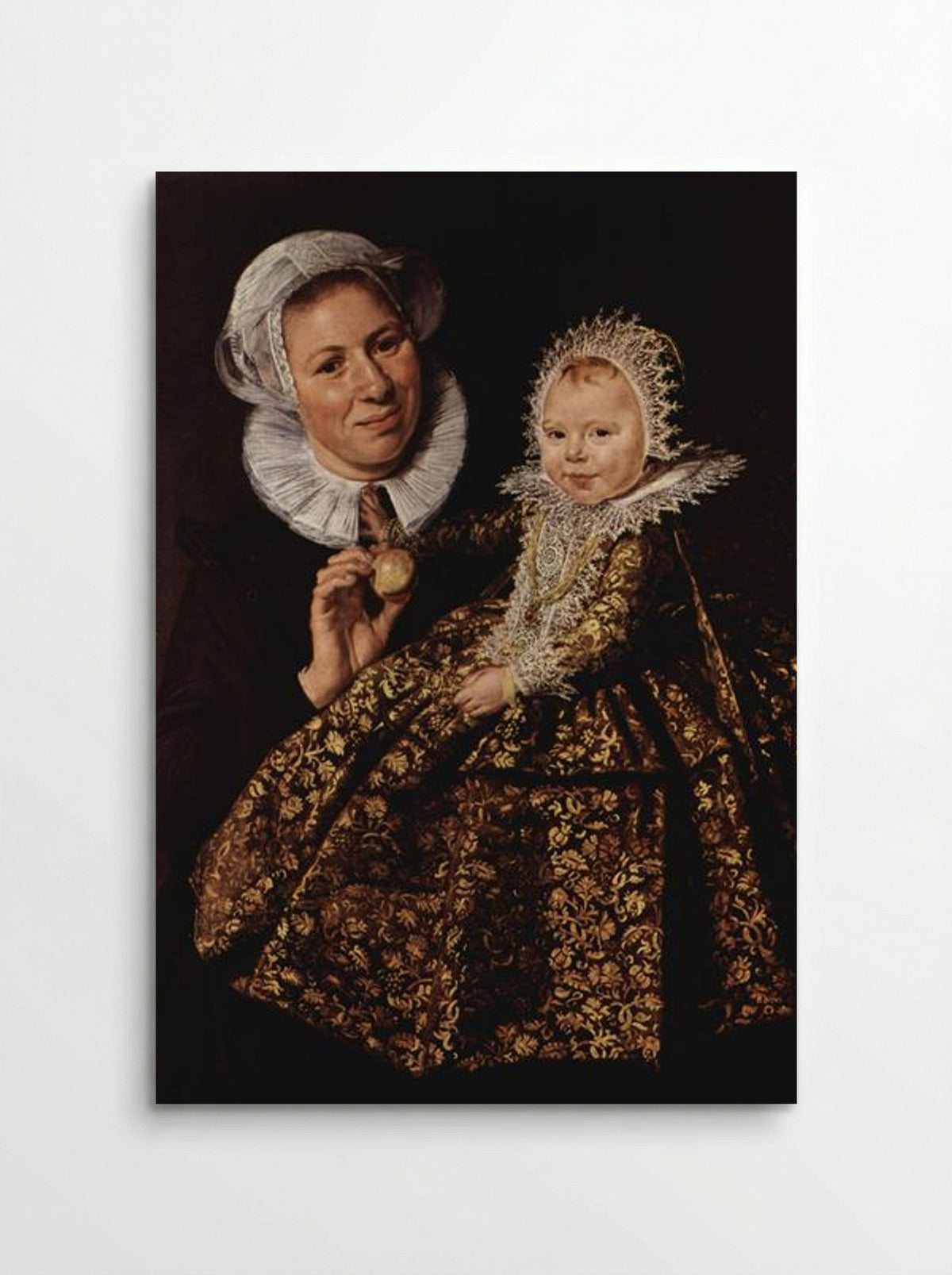 Catharina Hooft with her Nurse - Frans Hals - Poster