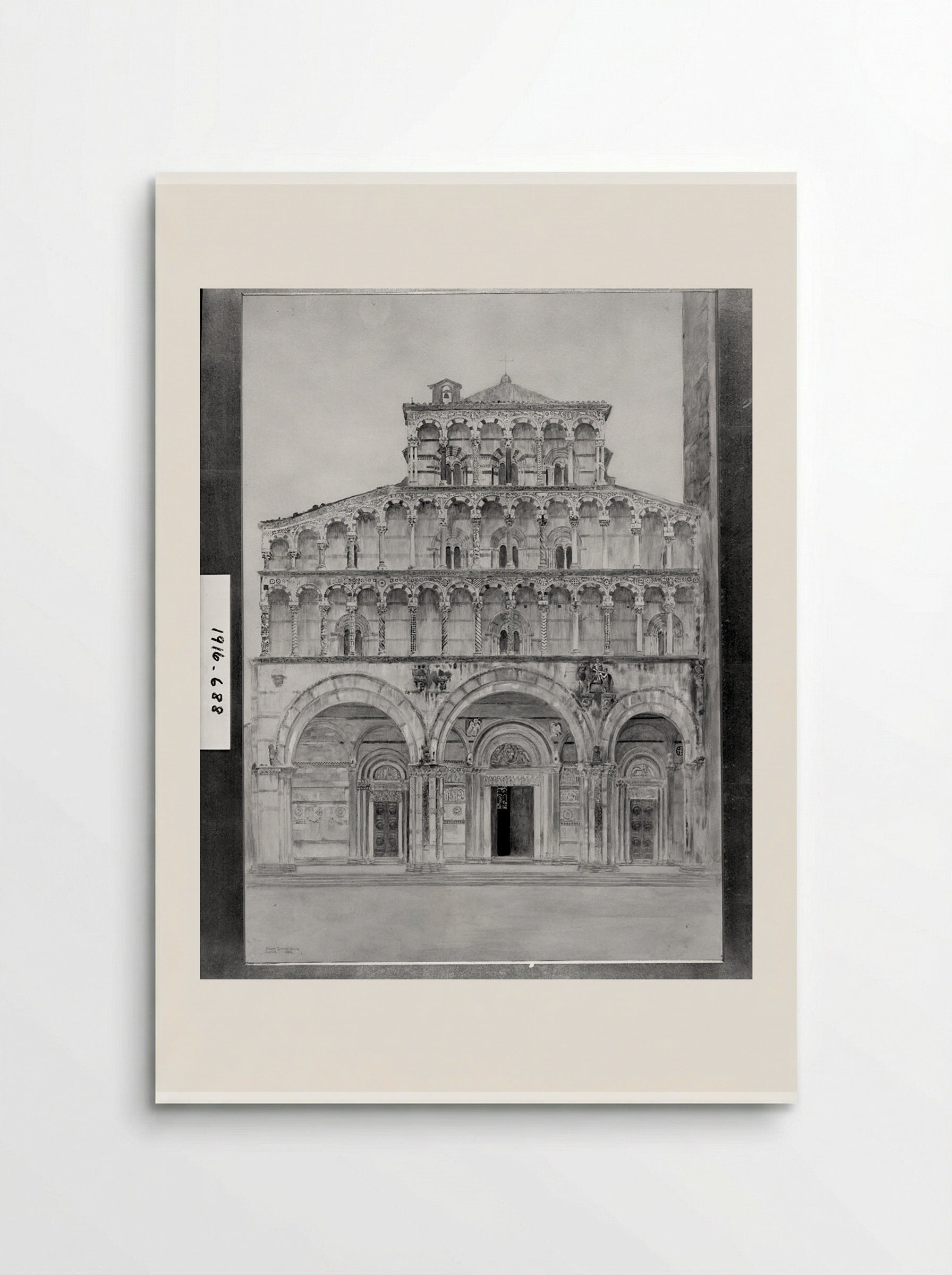 Cathedral, Lucca, Italy - Joseph Lindon Smith - Poster