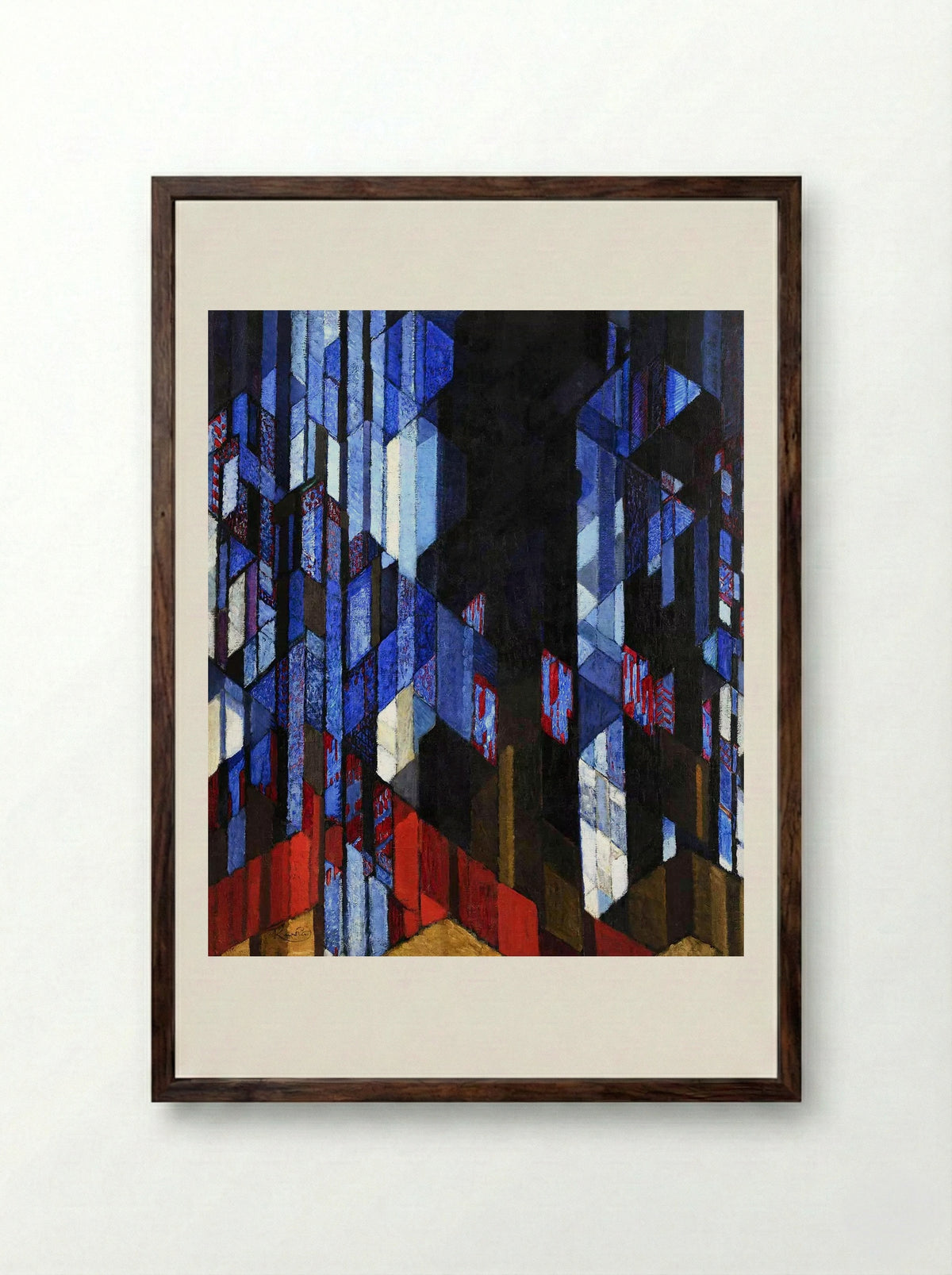 Cathedral - František Kupka - Framed Print Dark Wood