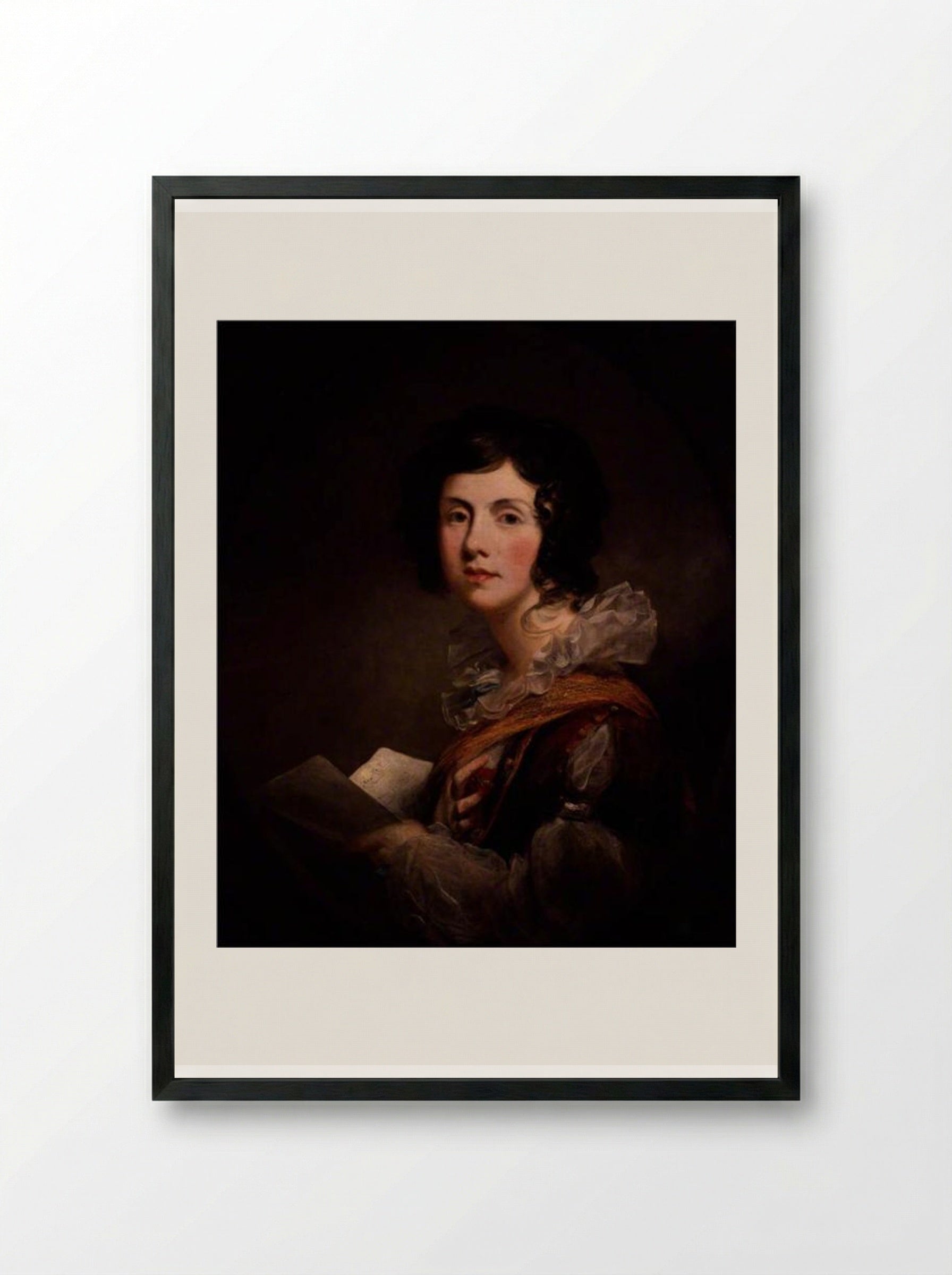 Catherine Capel-Coningsby, née Stephens, Countess of Essex - John Jackson - Framed Print Black