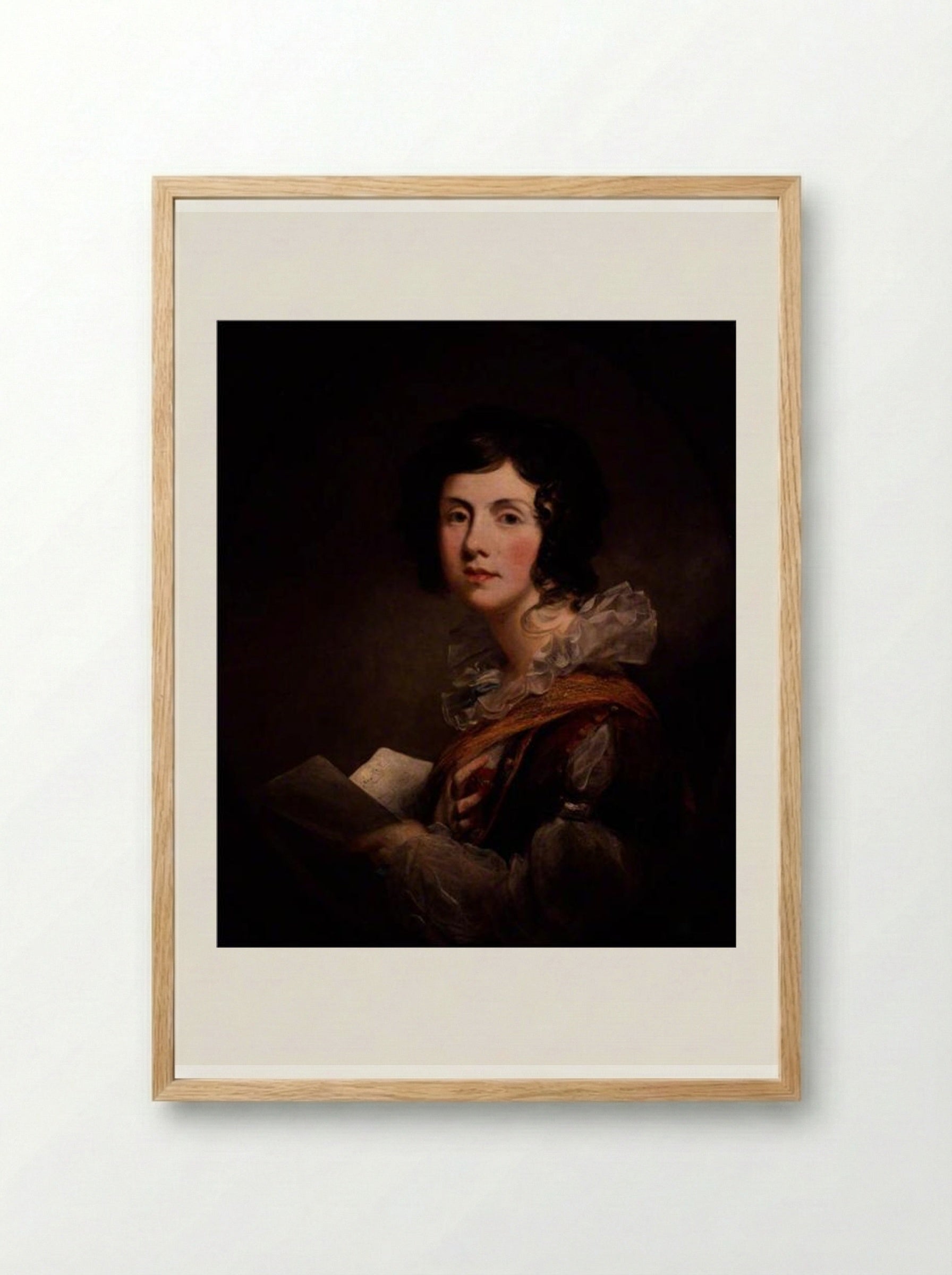 Catherine Capel-Coningsby, née Stephens, Countess of Essex - John Jackson - Framed Print Wood
