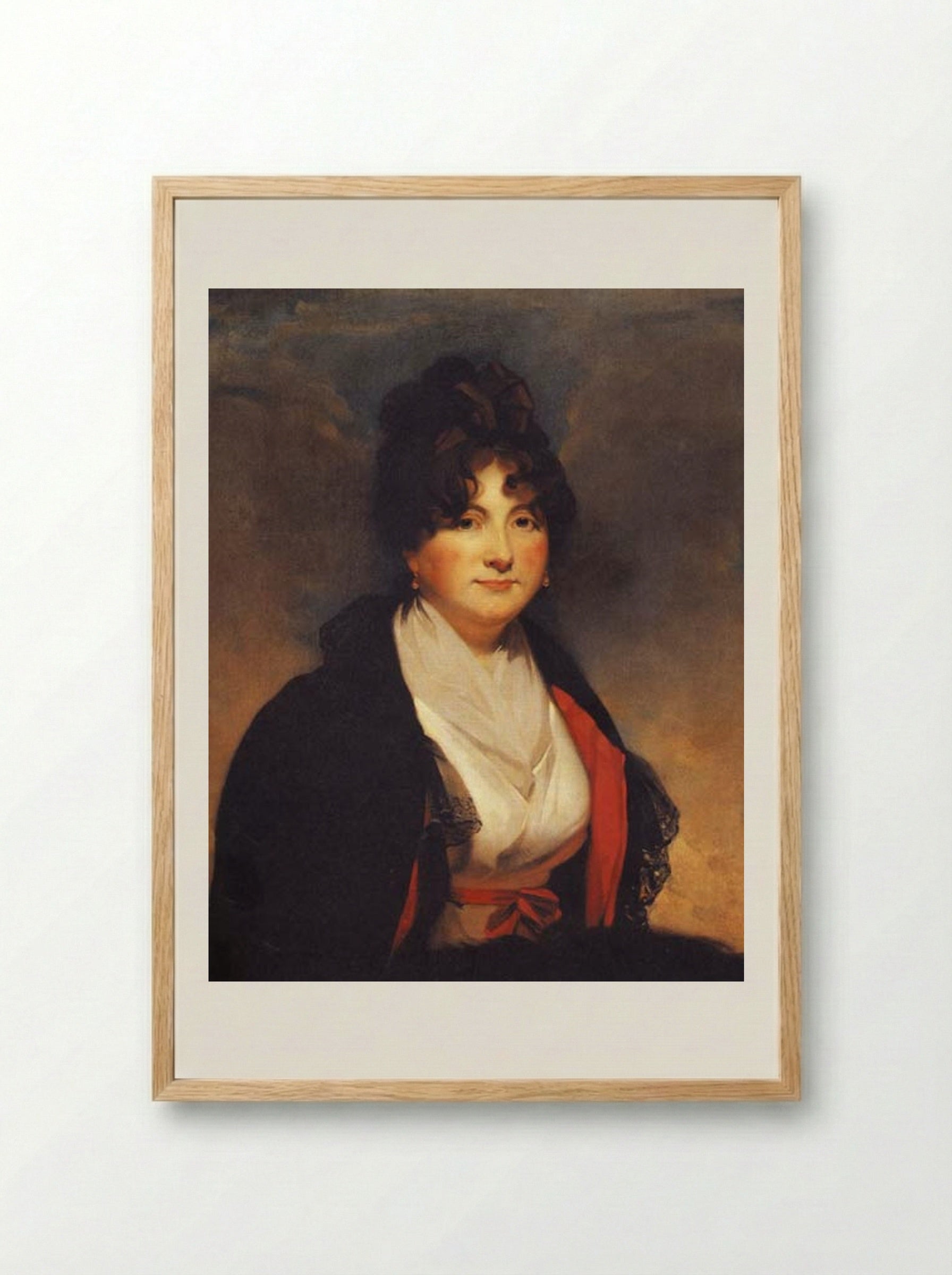 Catherine Vorontsova - Sir Henry Raeburn - Framed Print Wood