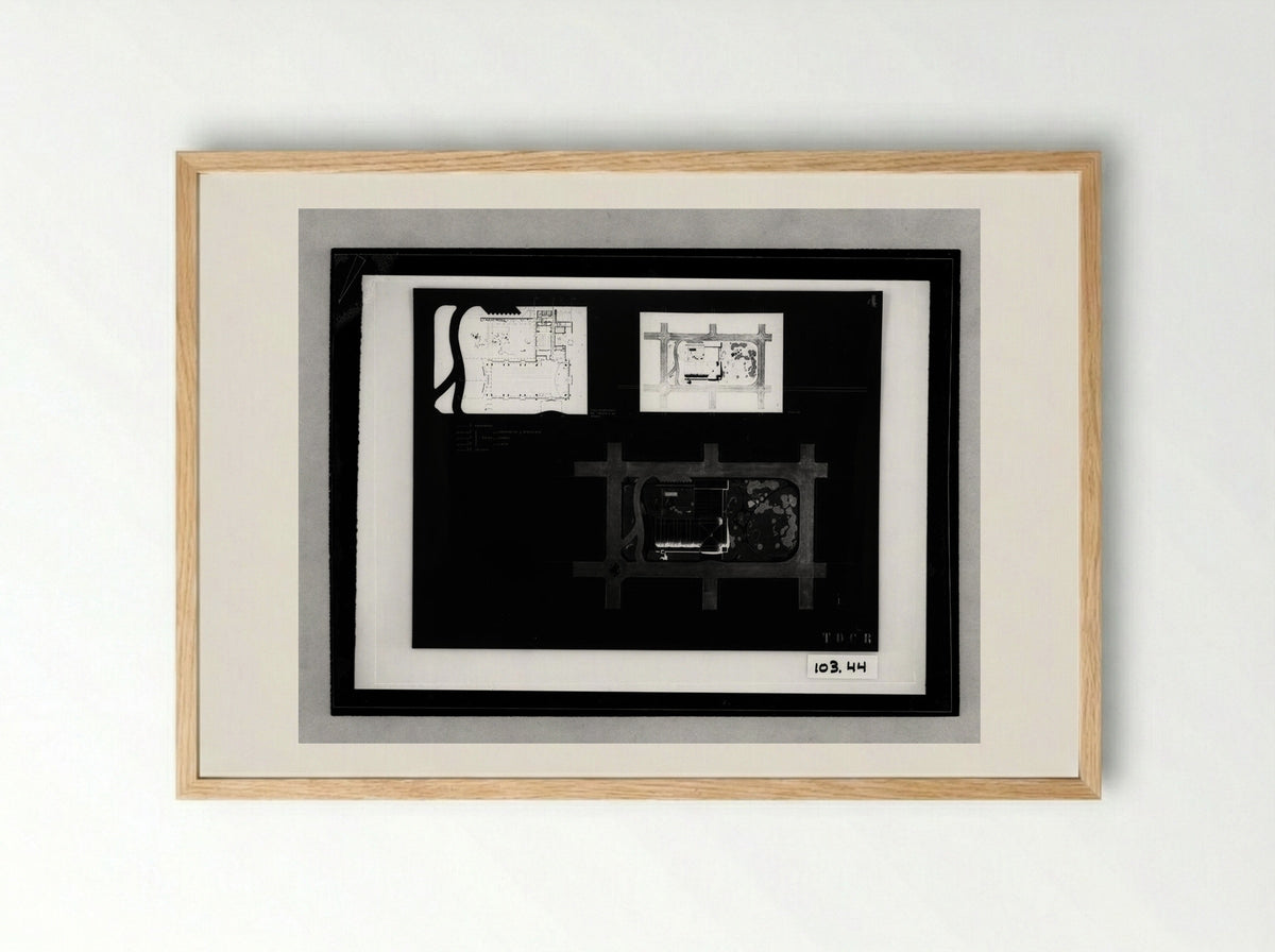 Catholic Church, Torreón, Mexico - Walter Gropius - Framed Print Wood