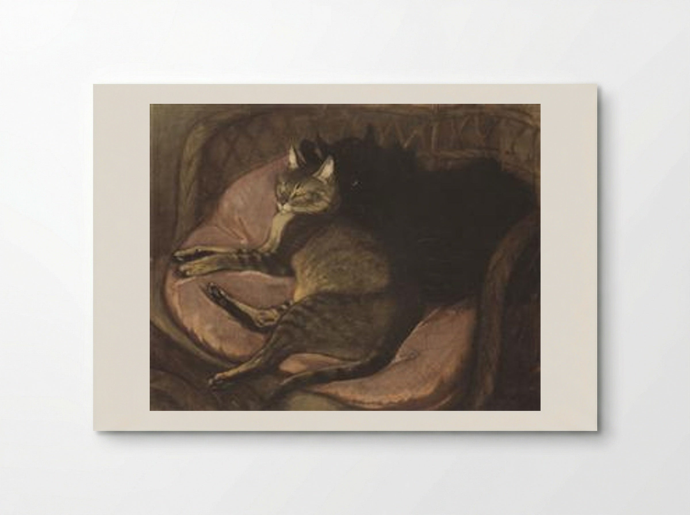 Cats on the Sofa - Théophile Steinlen - Poster