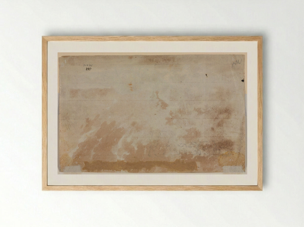 Cattle (verso) - Jules Dupré - Framed Print Wood