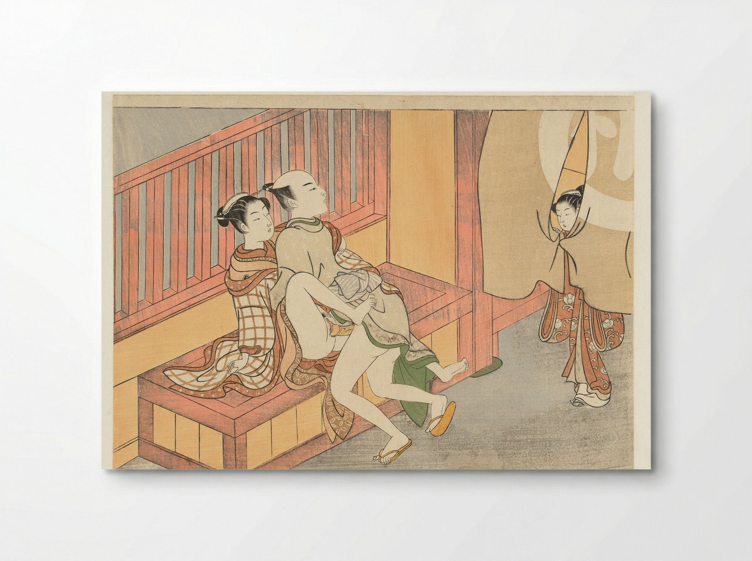 Caught in the Act - Suzuki Harunobu - Poster