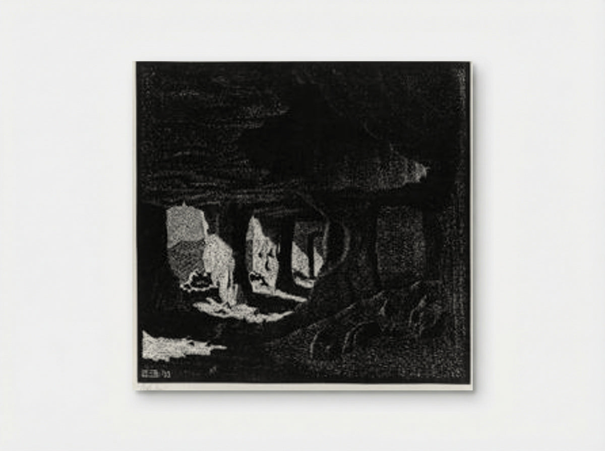 Cave Dwellings (near Sperlinga), Sicily - M.C. Escher - Poster