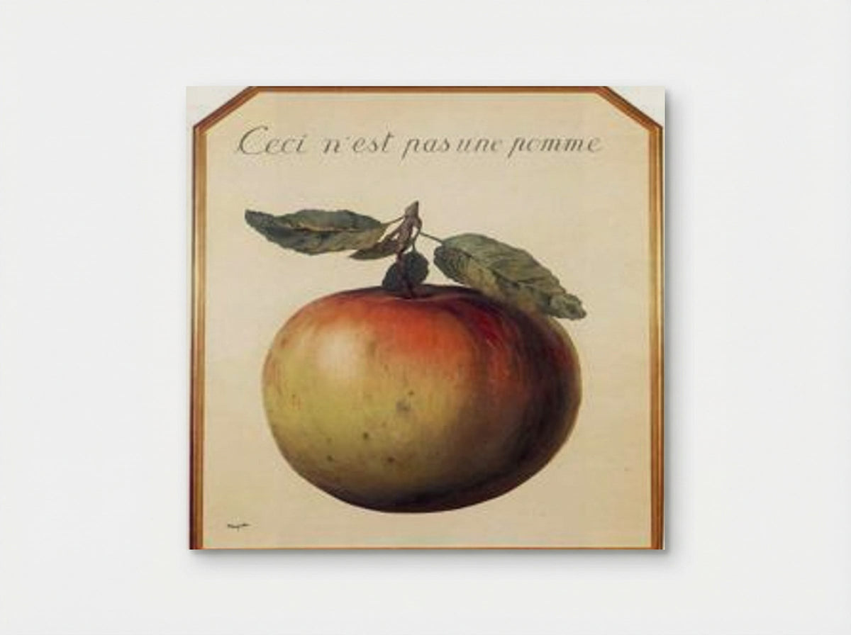 Ceci n'est pas une pomme - Rene Magritte - Poster