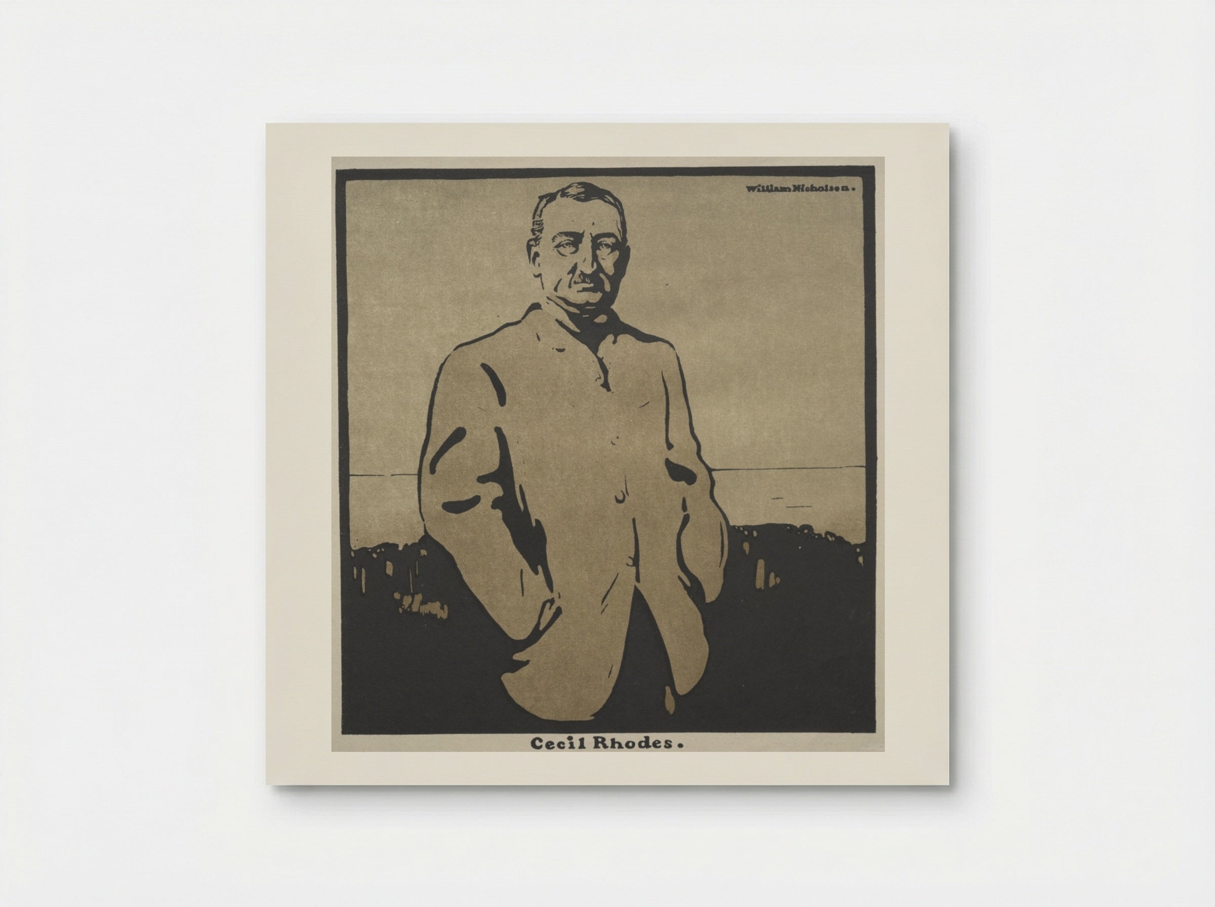 Cecil Rhodes - William Nicholson - Poster
