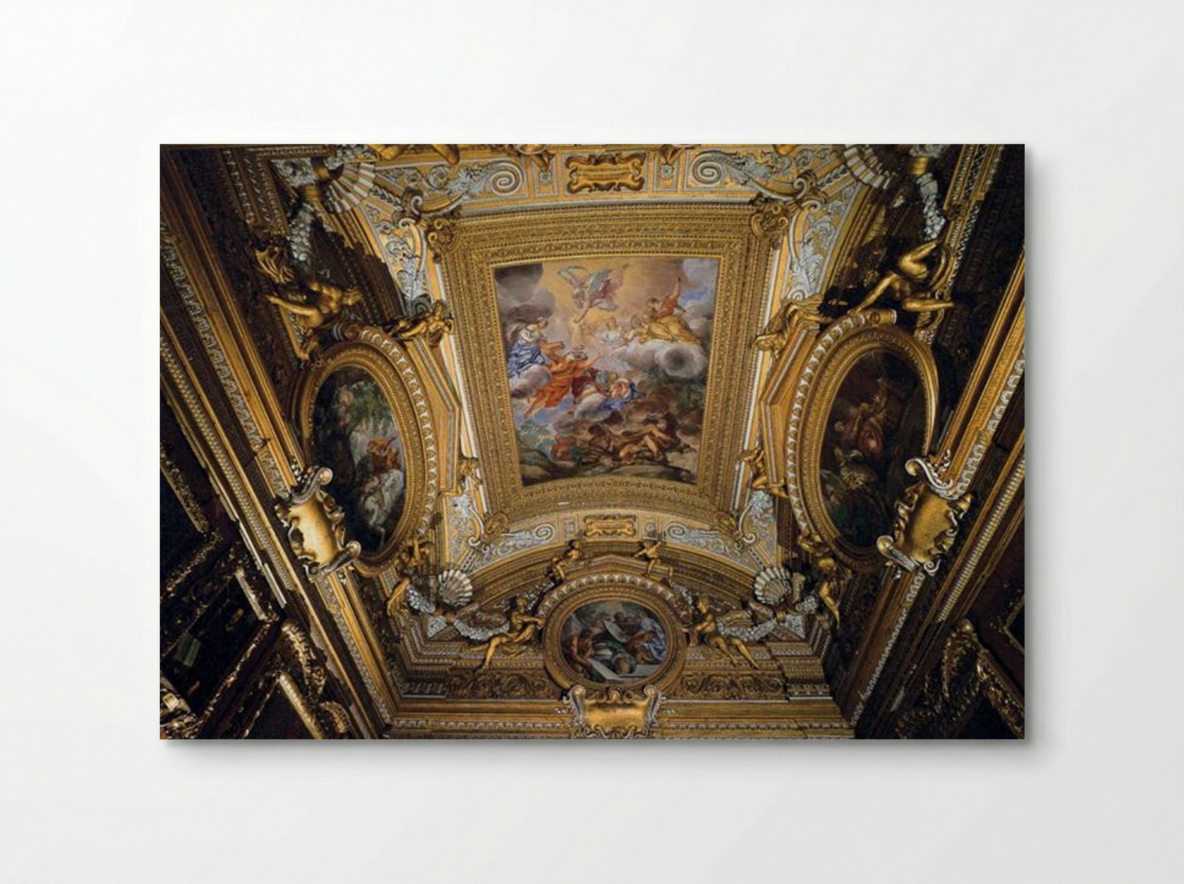 Ceiling Fresco in the Hall of Saturn - Pietro da Cortona - Poster