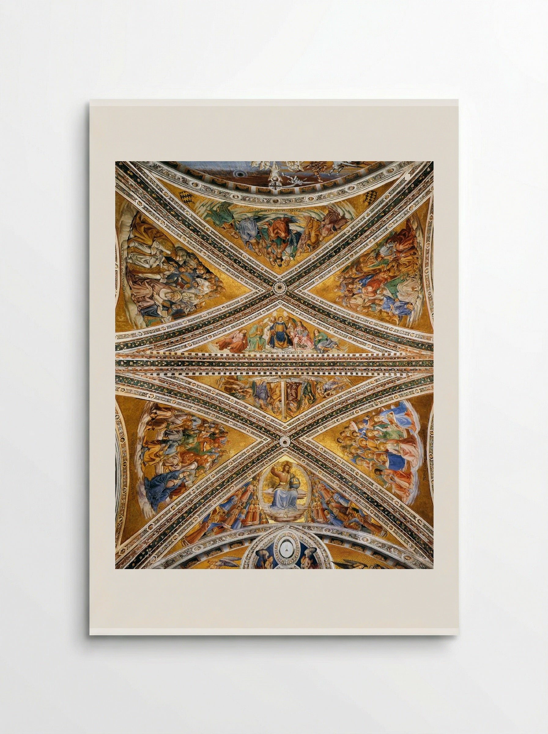 Ceiling Frescoes in the Chapel of San Brizio - Luca Signorelli - Poster
