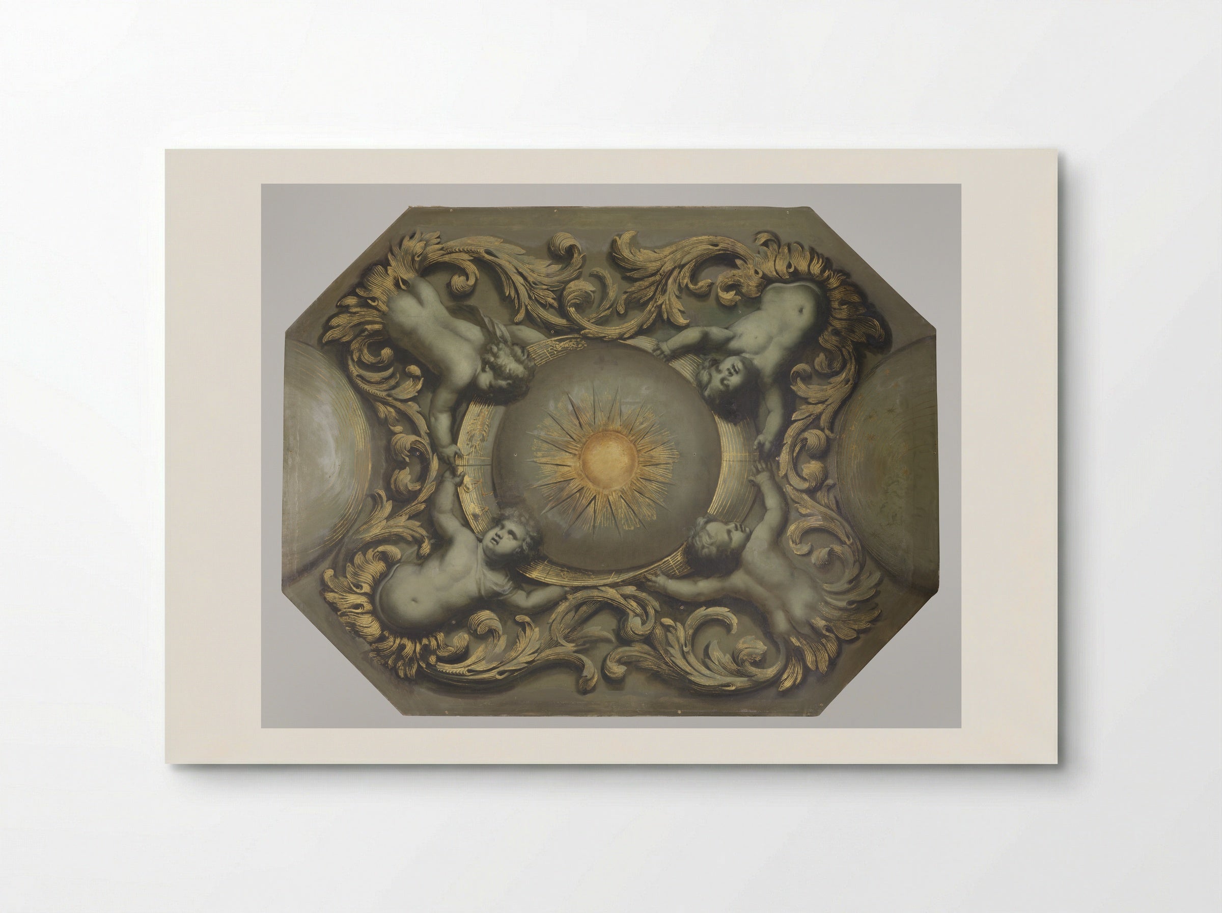 Ceiling with Representations of Morning and Evening - Theodoor van der Schuer - Poster