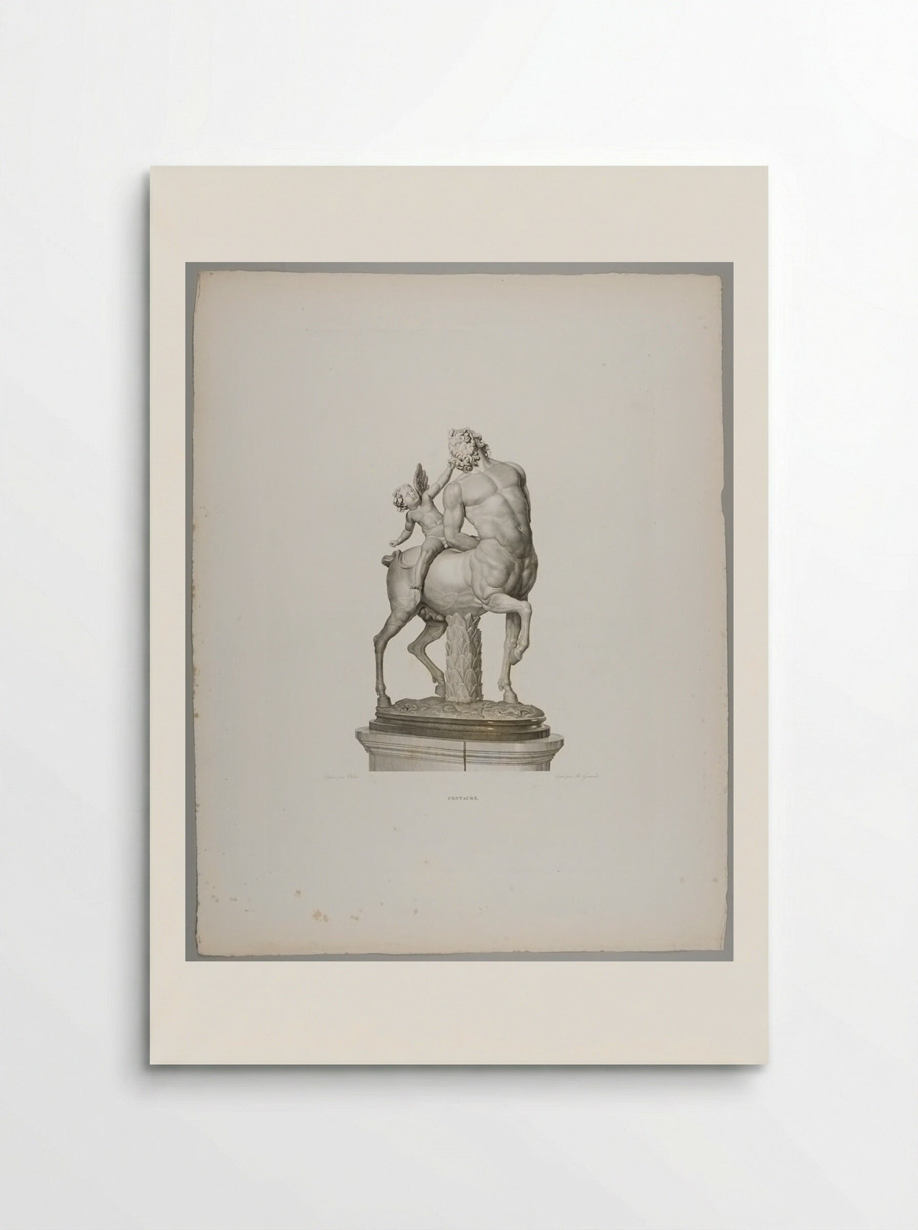 Centaur, after the Antique - Abraham Girardet - Poster