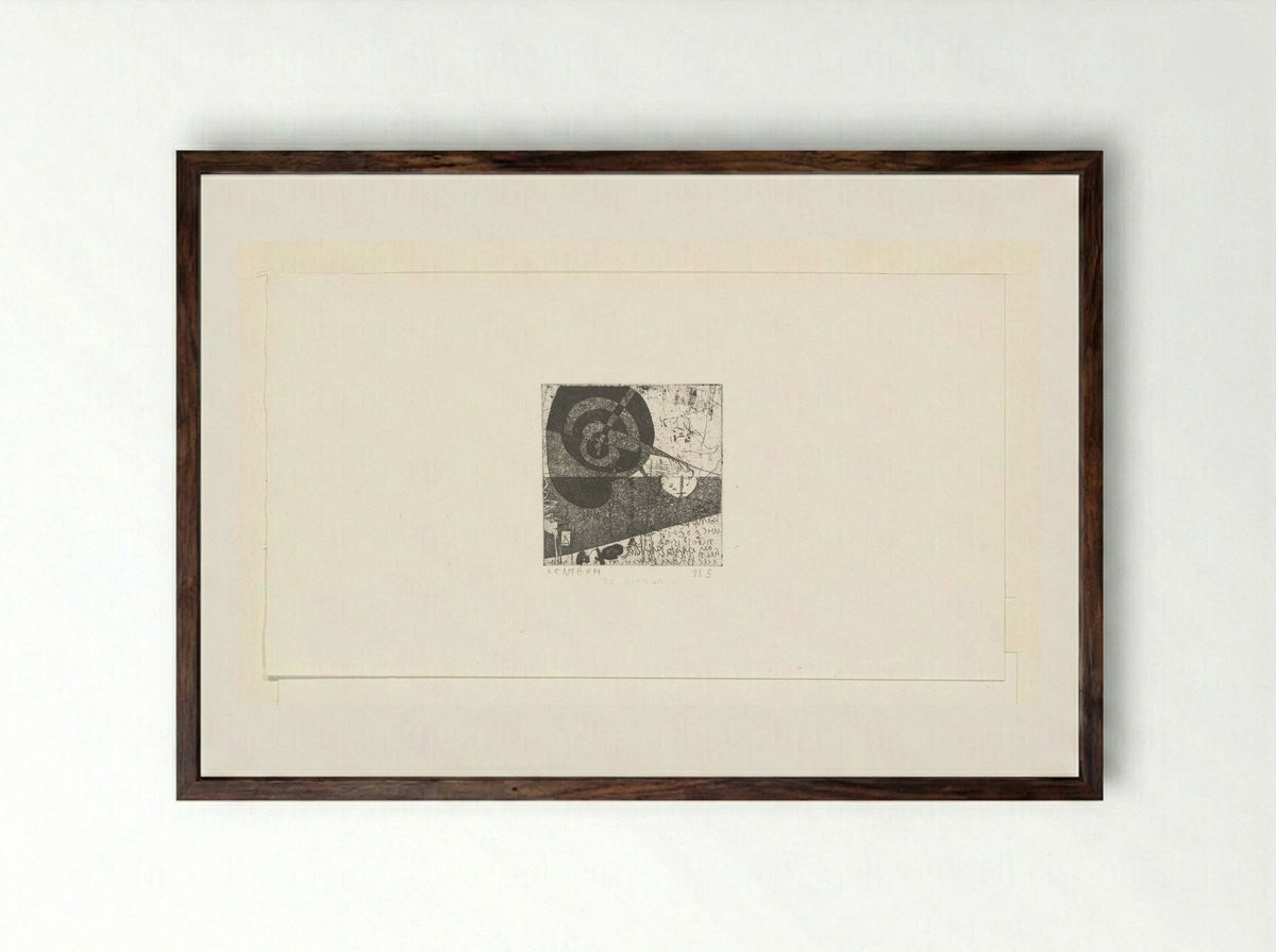 Centrum - Sipke Huismans - Framed Print Dark Wood