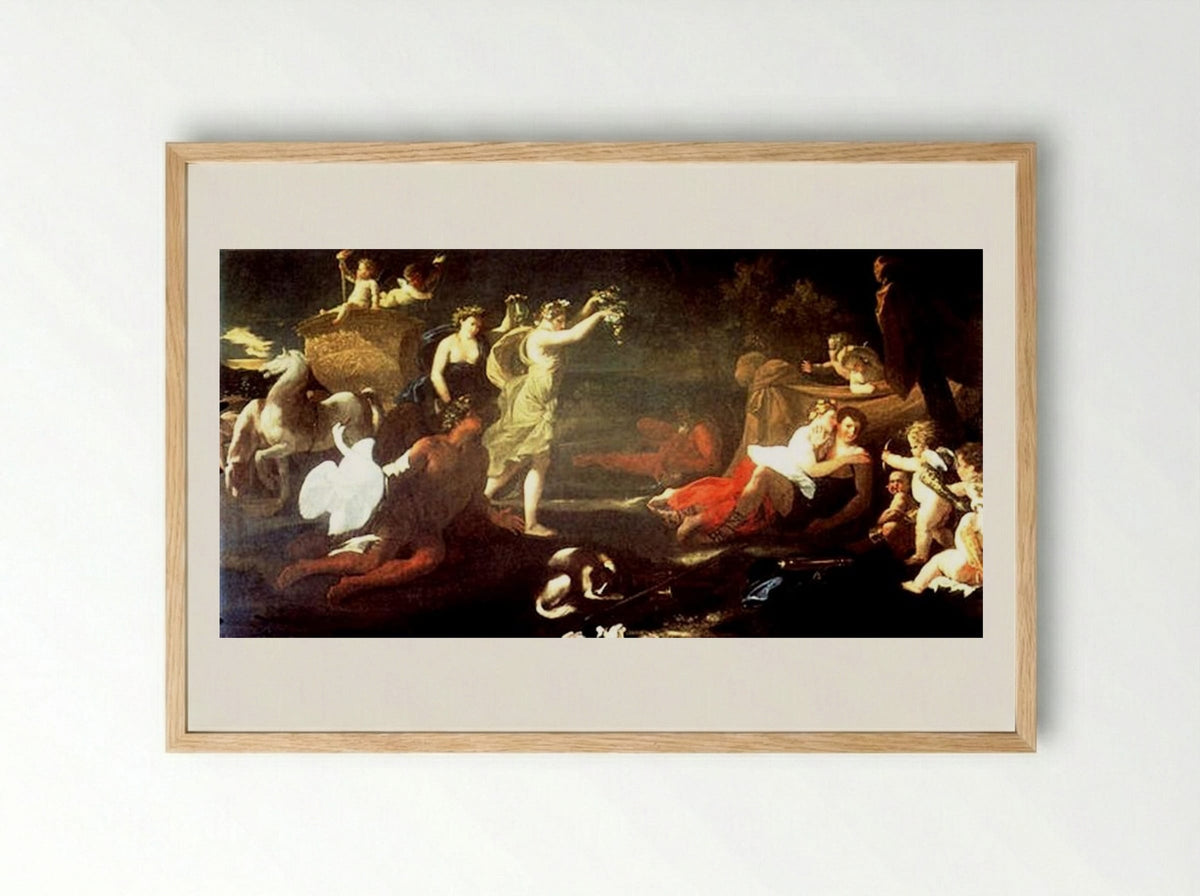 Cephalus and Aurora - Nicolas Poussin - Framed Print Wood