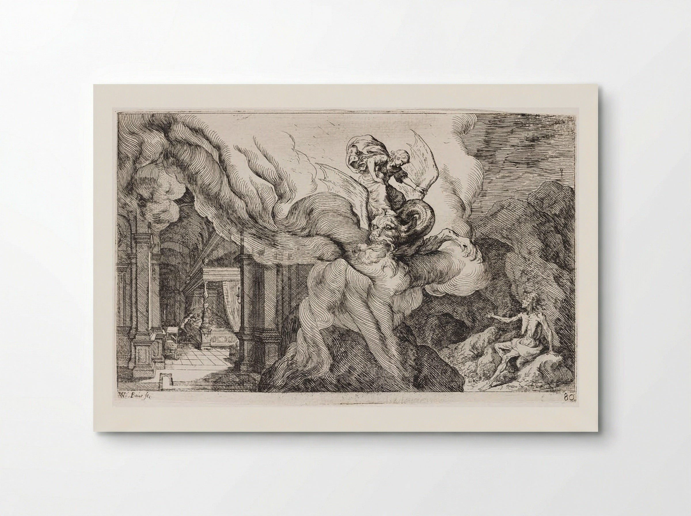 Ceres Sends Hunger to Torture Erysichthon - Johann Wilhelm Baur - Poster