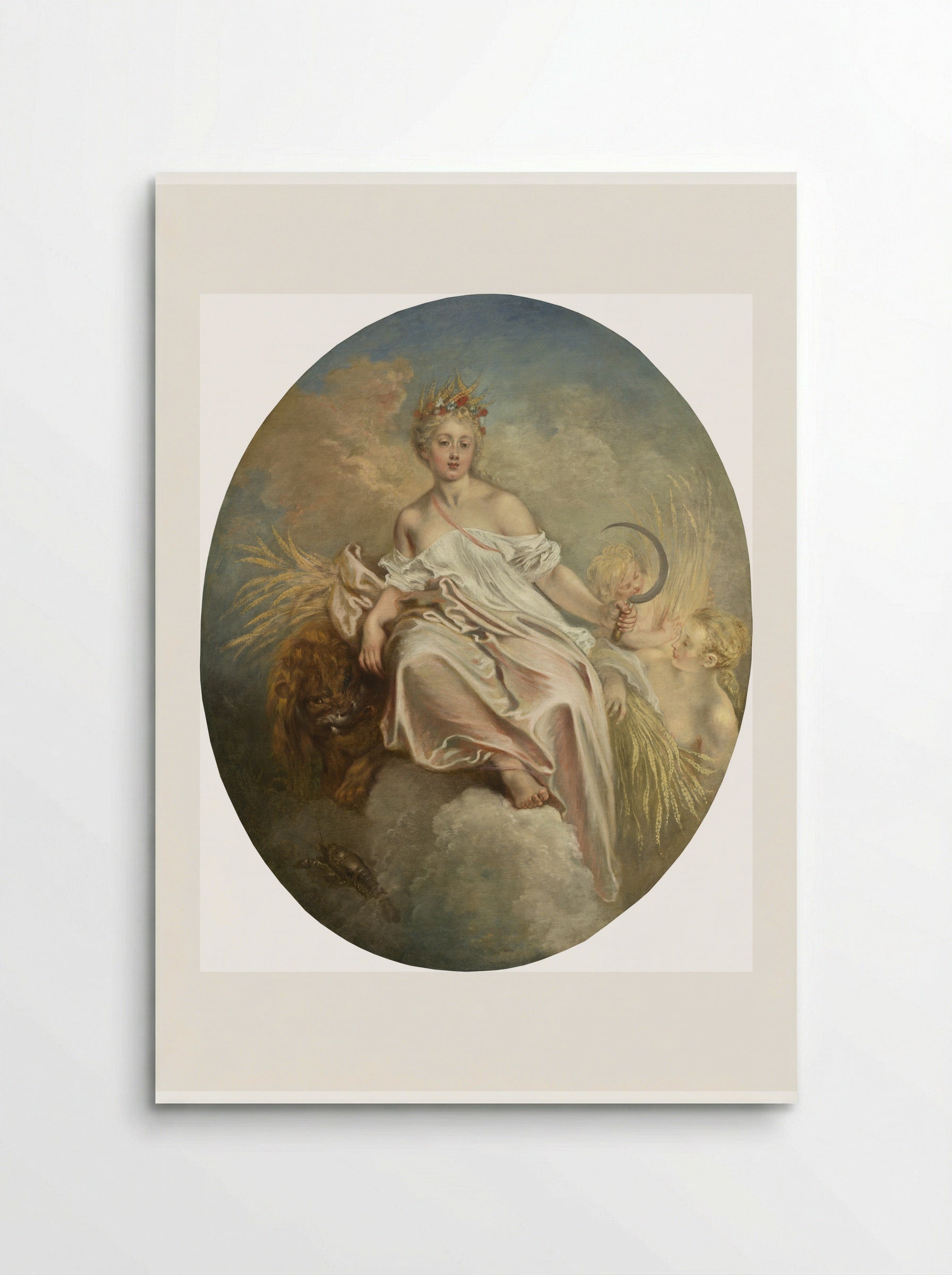 Ceres (Summer) - Antoine Watteau - Poster
