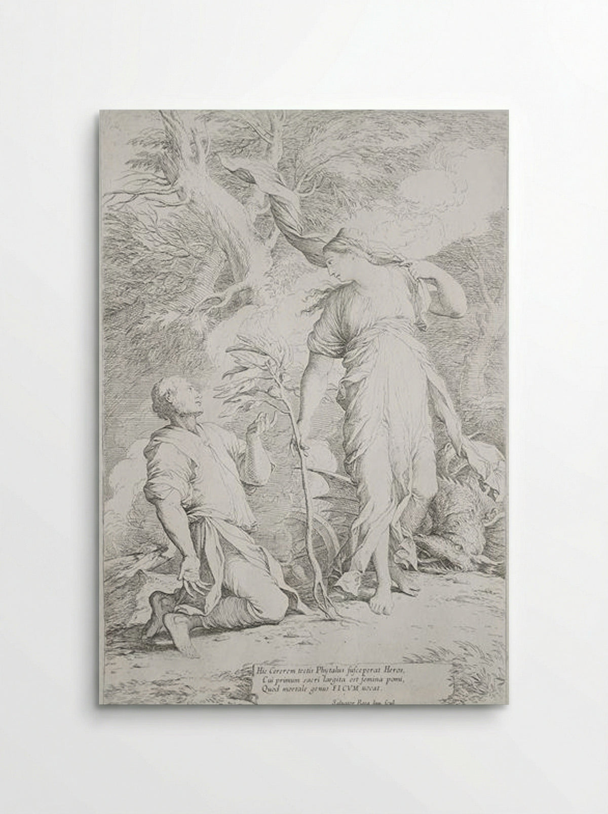 Ceres and Phytalus - Salvator Rosa - Poster