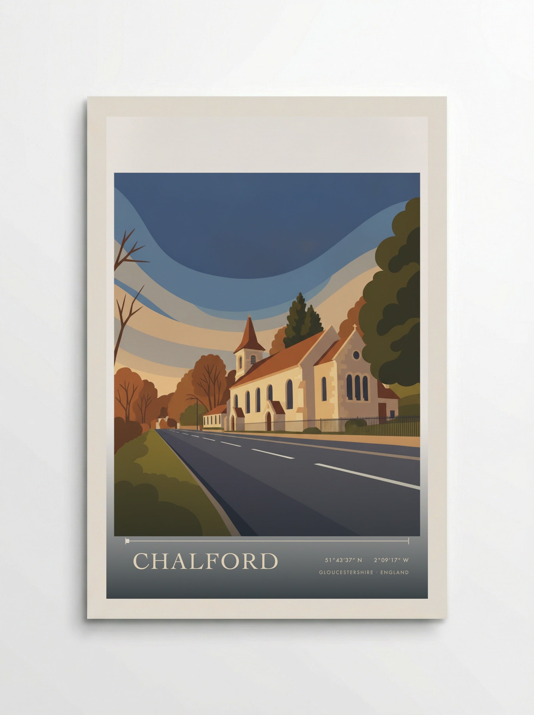 Chalford Gloucestershire England Travel Poster - Poster