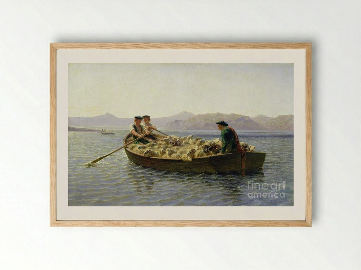 Changing Pastures - Rosa Bonheur - Framed Print Wood