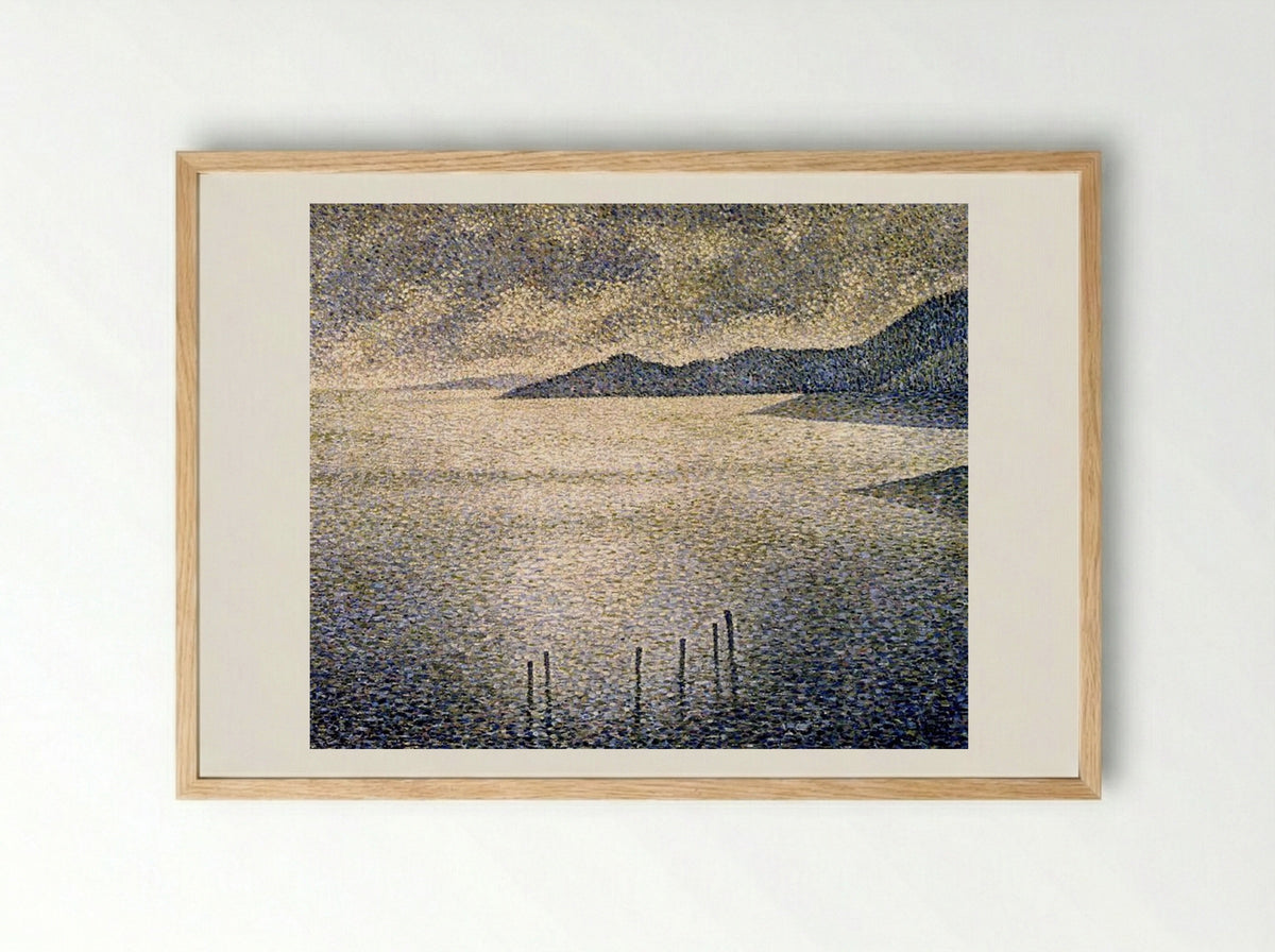 Channel Coast - Théo van Rysselberghe - Framed Print Wood