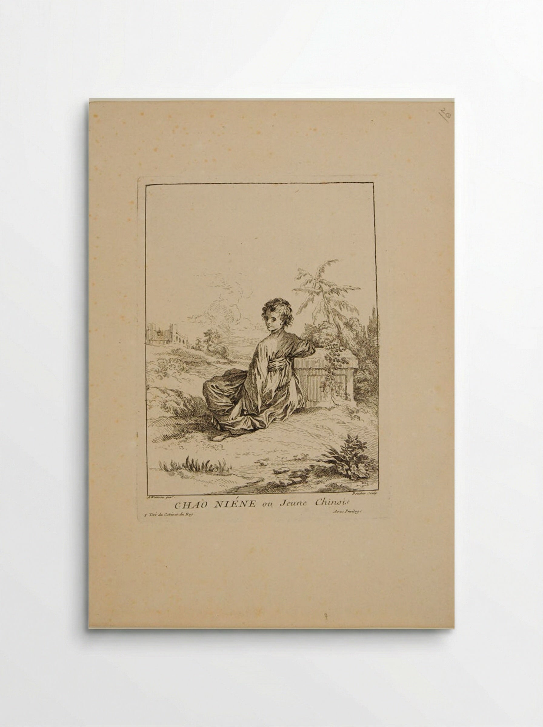 Chao Niéne, ou Jeune Chinois - François Boucher - Poster