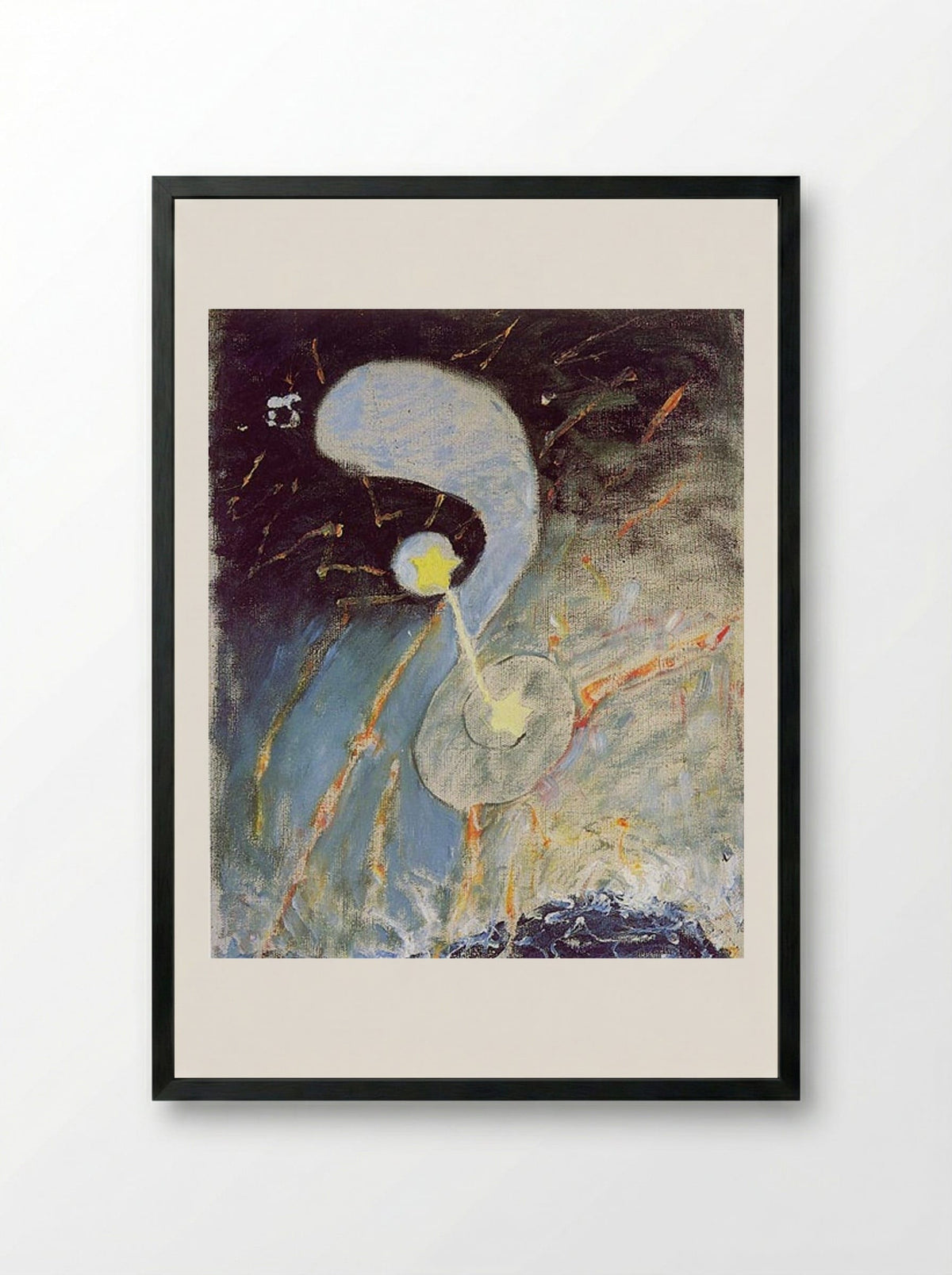 Chaos, Nr. 2 - Hilma af Klint - Framed Print Black