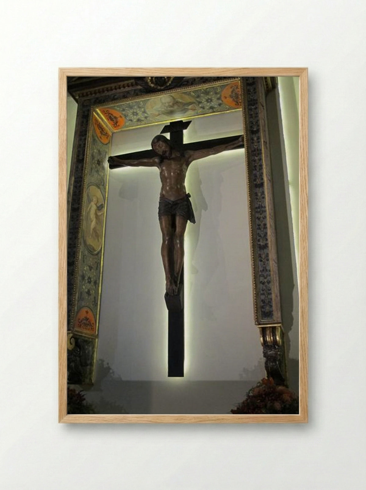 Chapel of the Crucifix - Giorgio Vasari - Framed Print Wood