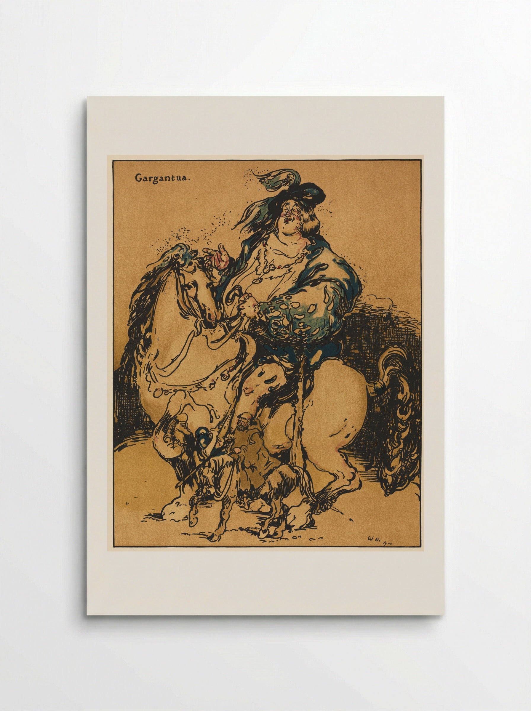 Characters of Romance: Gargantua - William Nicholson - Poster