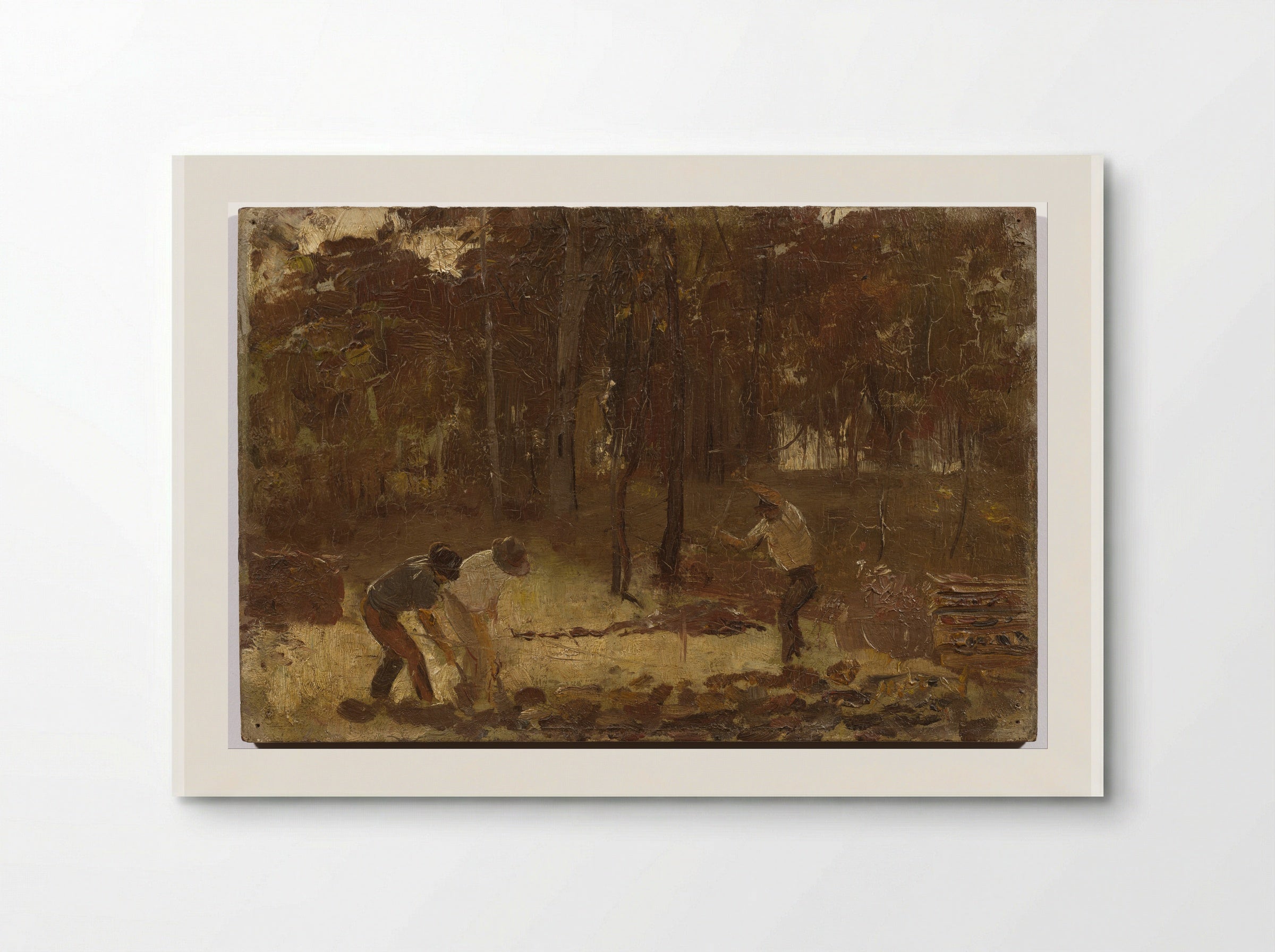 Charcoal Burners - Tom Roberts - Poster